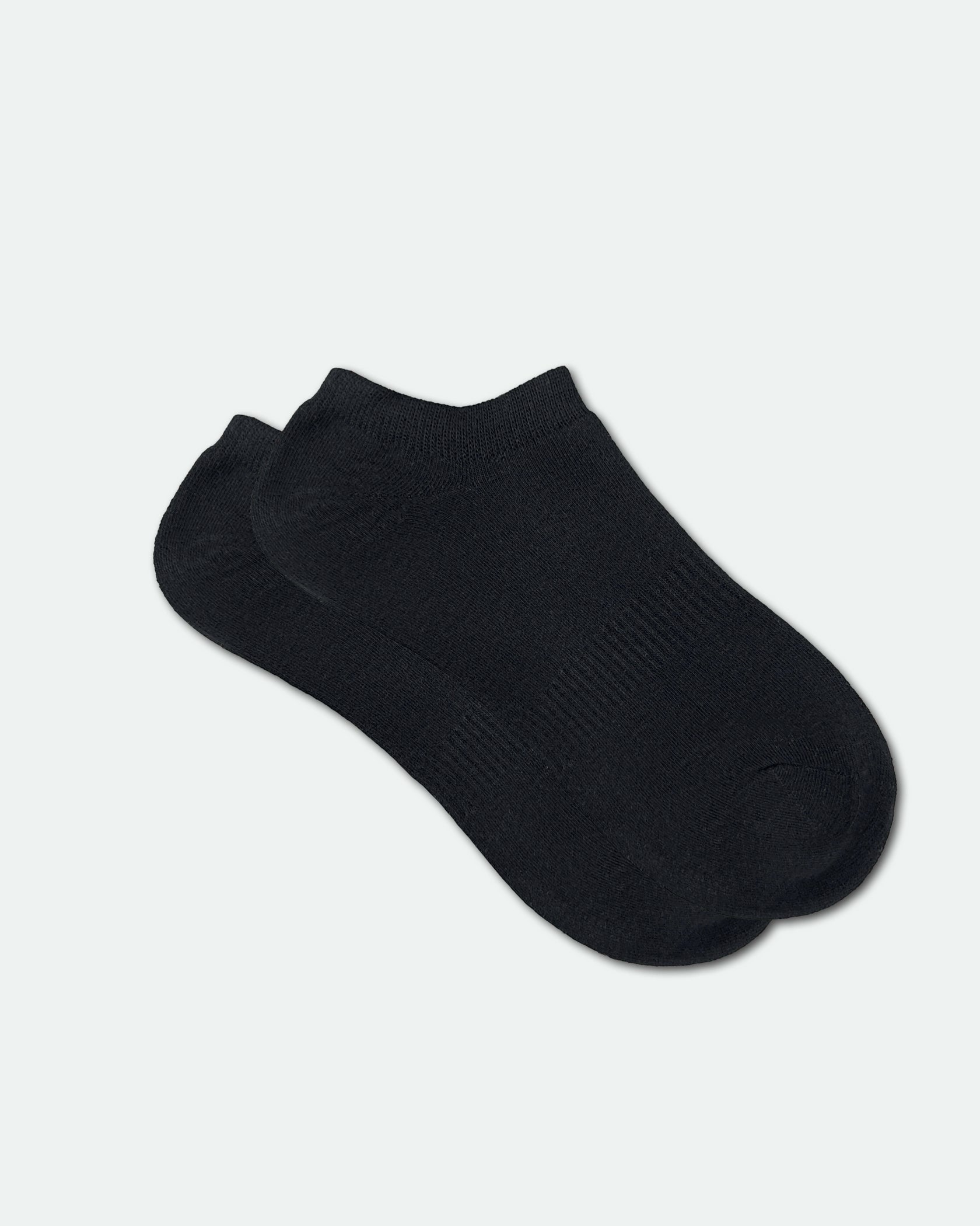 Men's Super Low-Cut Cotton Ankle Sport Socks Black