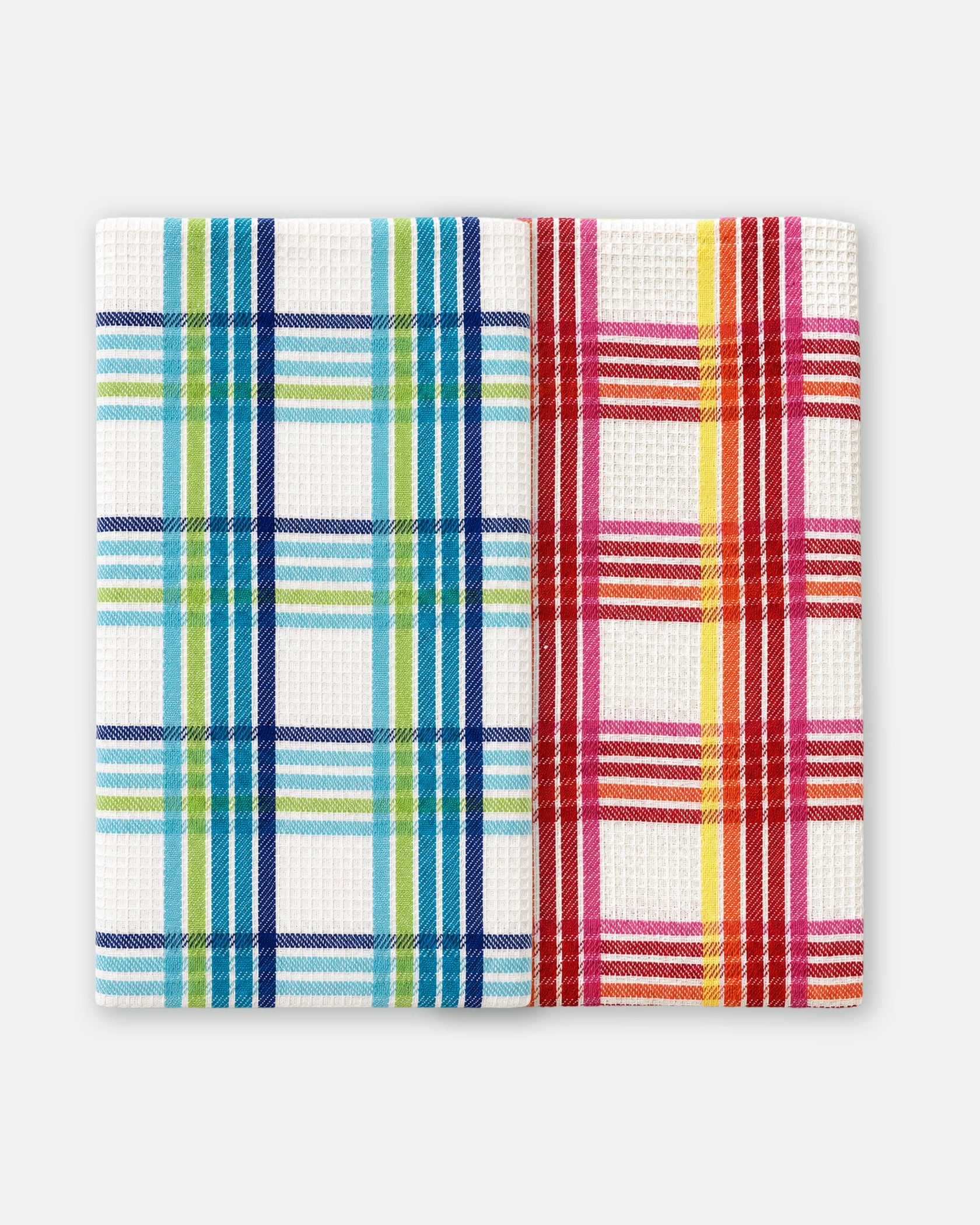 242 Cotton Towel Blue and Pink