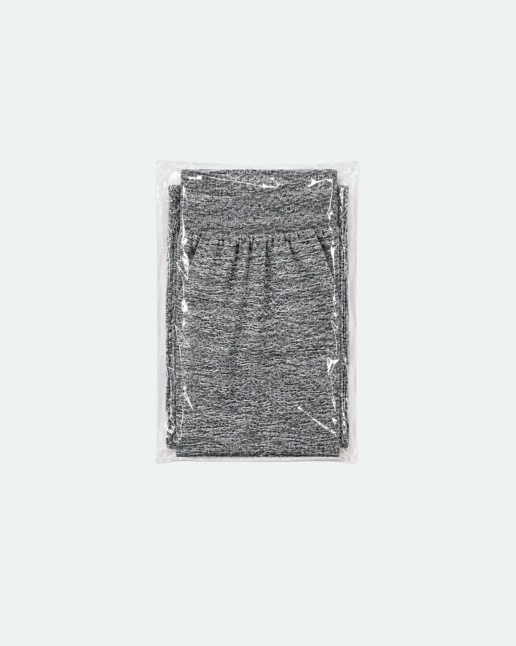 Women's Stretch Knit Jogger Leggings — Grey Marle (S-M)