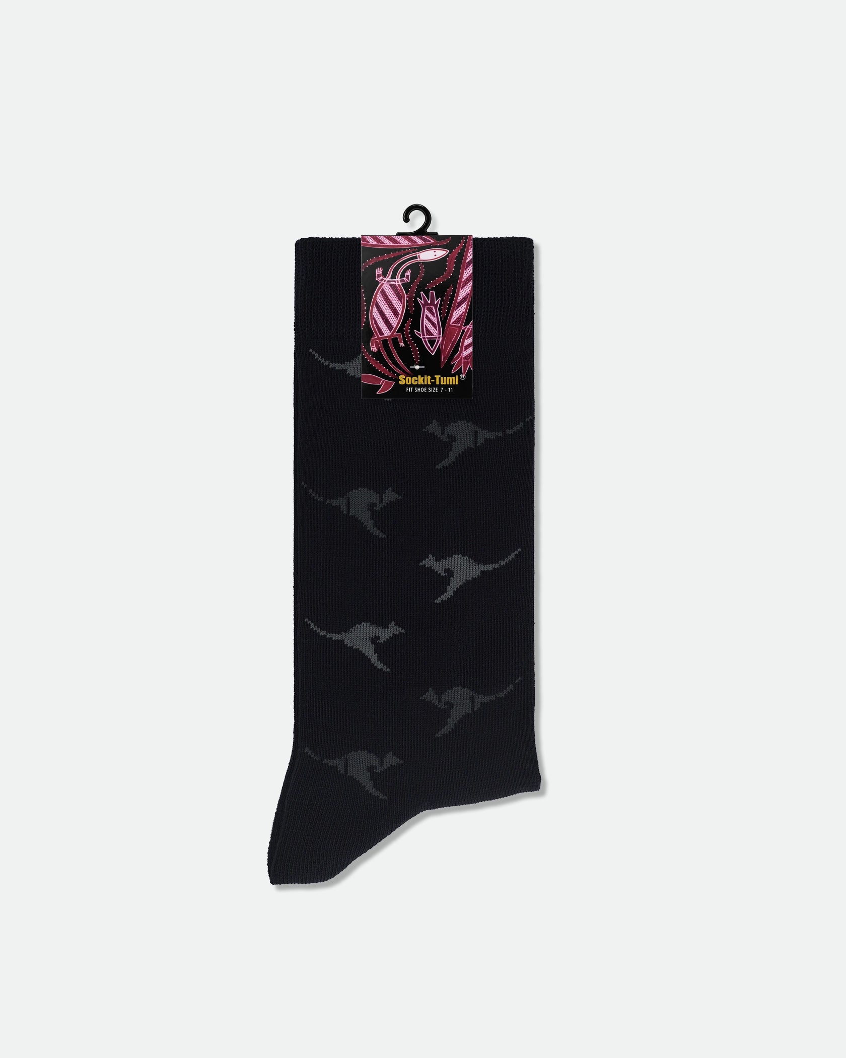 Men's Australian Souvenir Business Socks — Koala & Kangaroo Assorted Pack