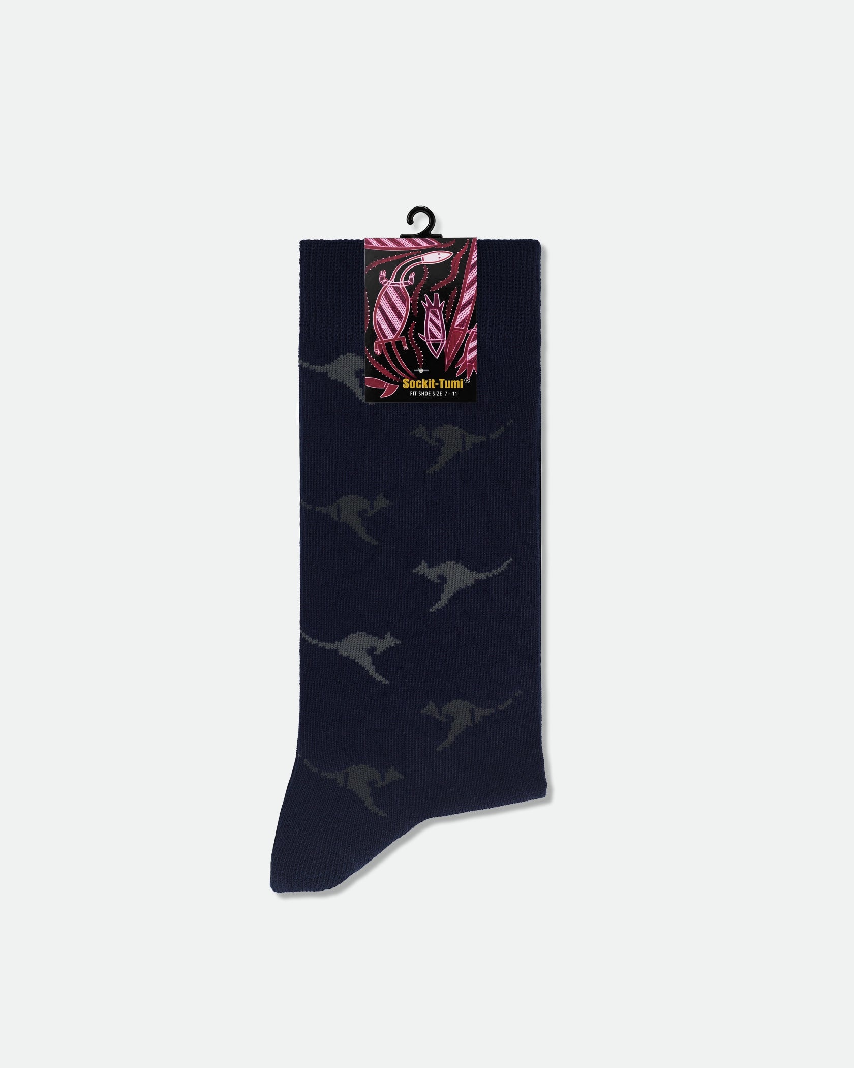 Men's Australian Souvenir Business Socks — Koala & Kangaroo Assorted Pack