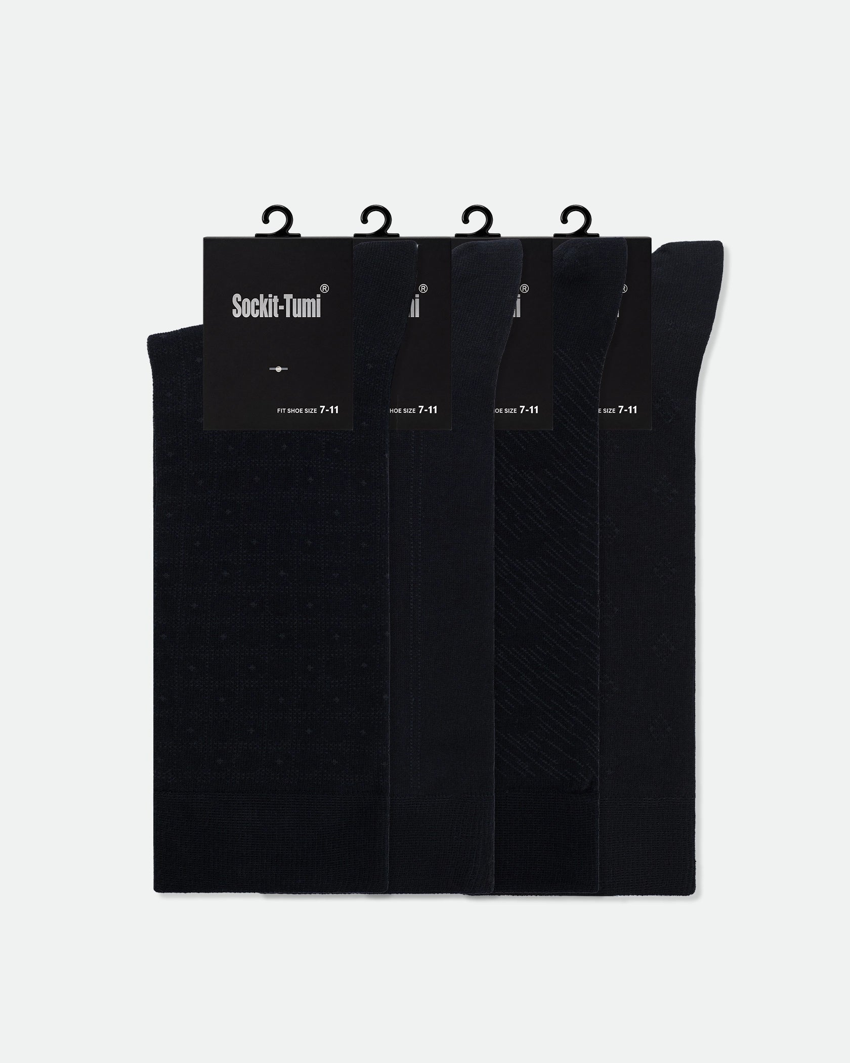 Men's Patterned Thin Business Dress Socks Mix Design