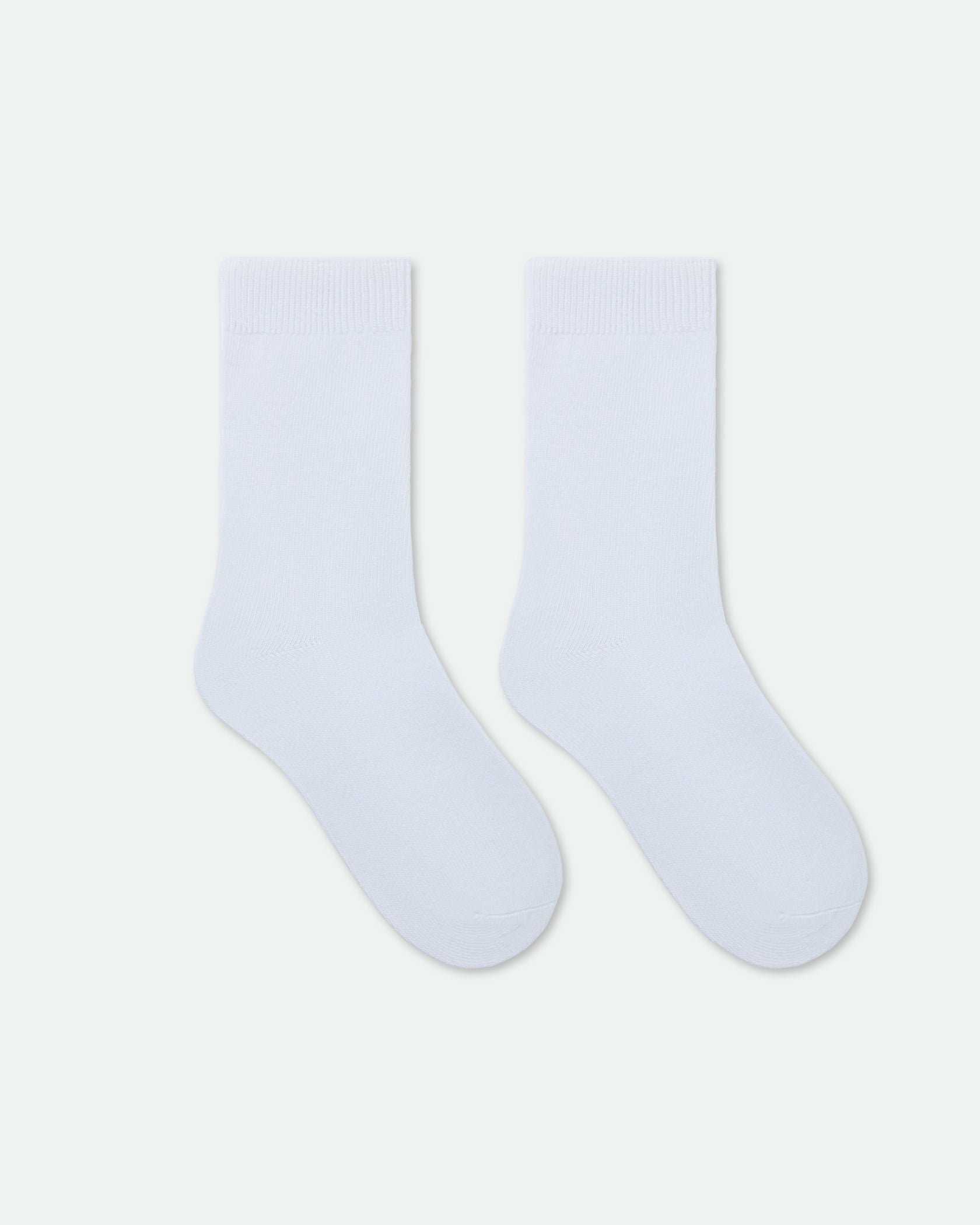 Kids Australian School Socks Crew Length Pack of 3 White