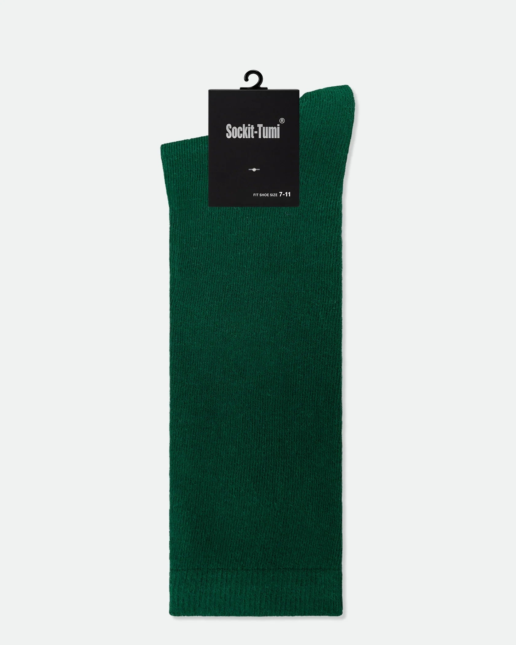 Men's Cotton School Knee High Socks Bottle Green