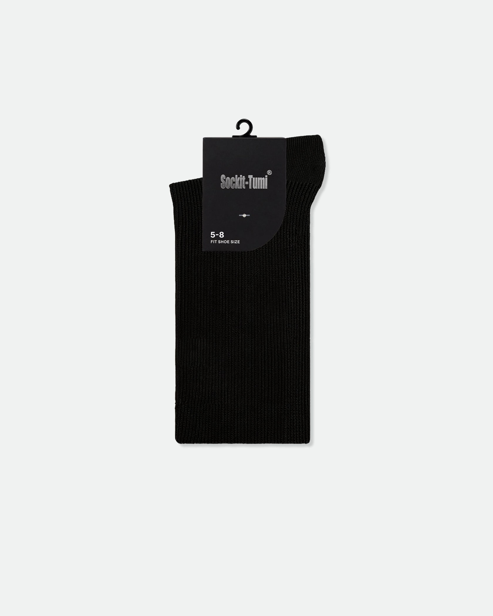 Kids Cotton Turnover School Socks Black