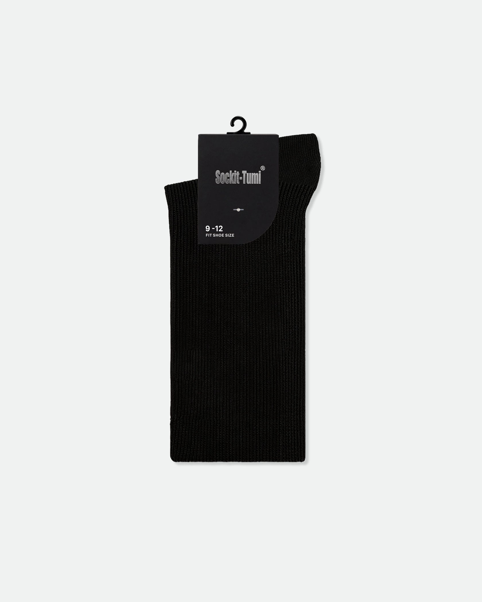 Kids Cotton Turnover School Socks Black