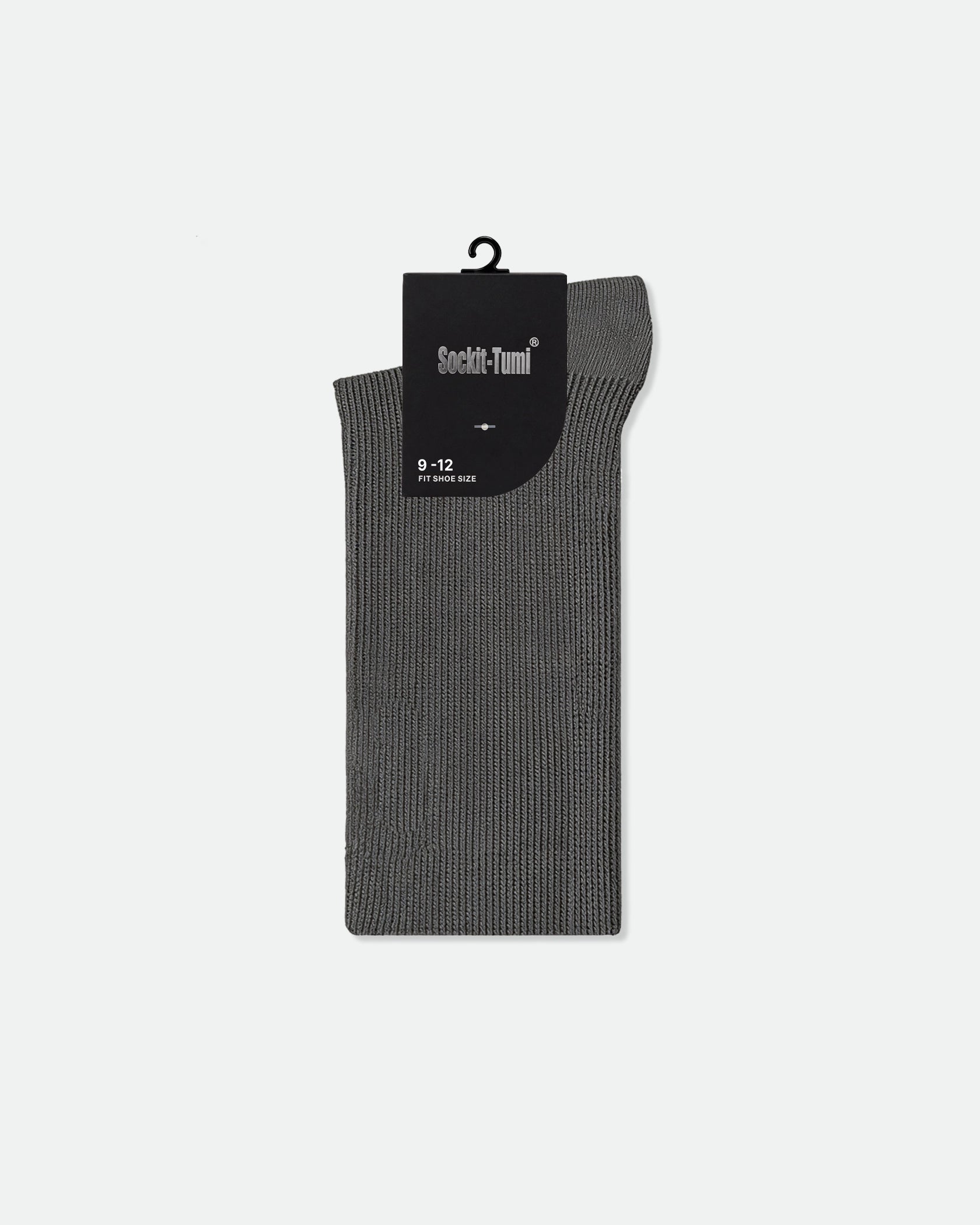 Kids Cotton Turnover School Socks Grey