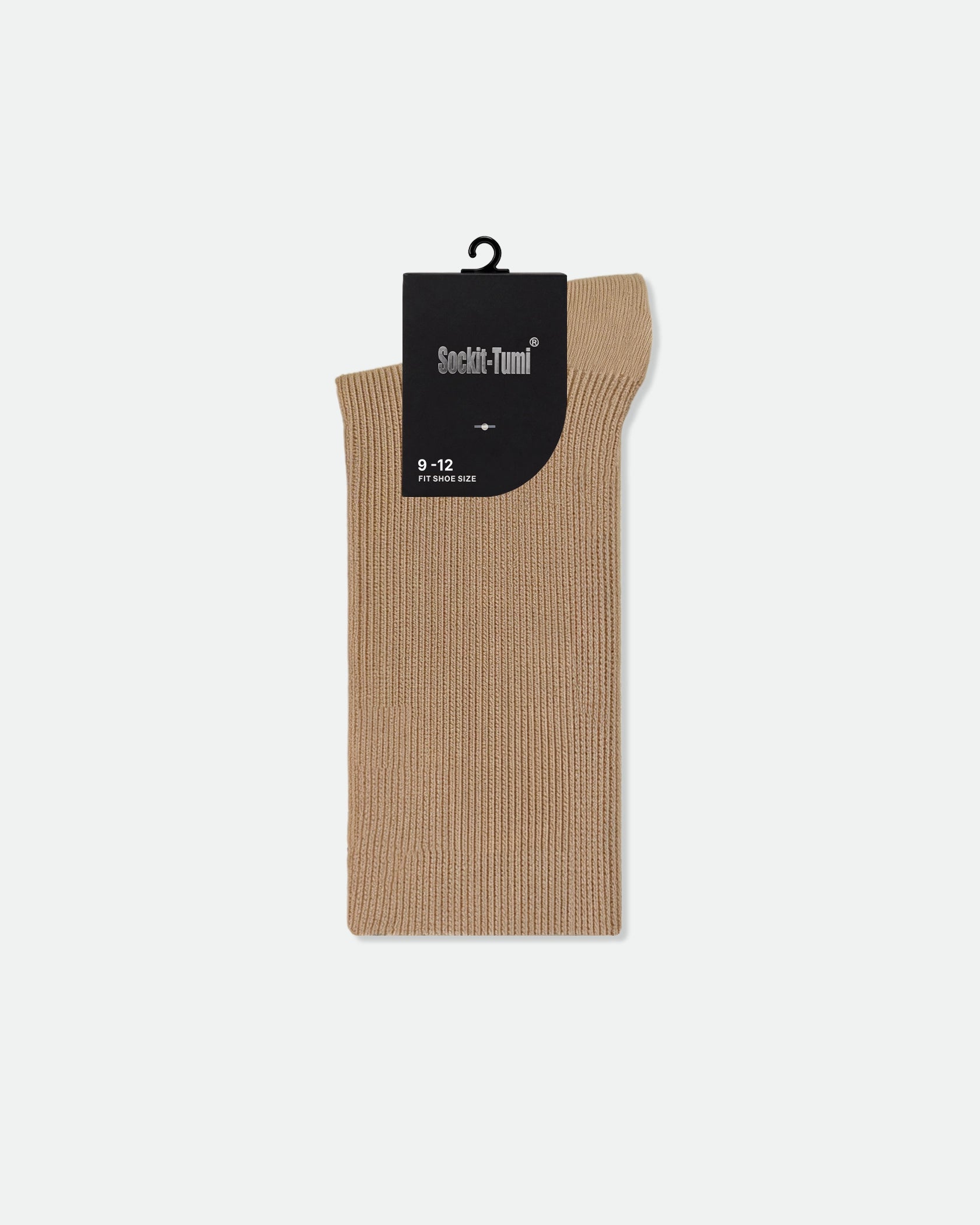Kids Cotton Turnover School Socks Sand Beige