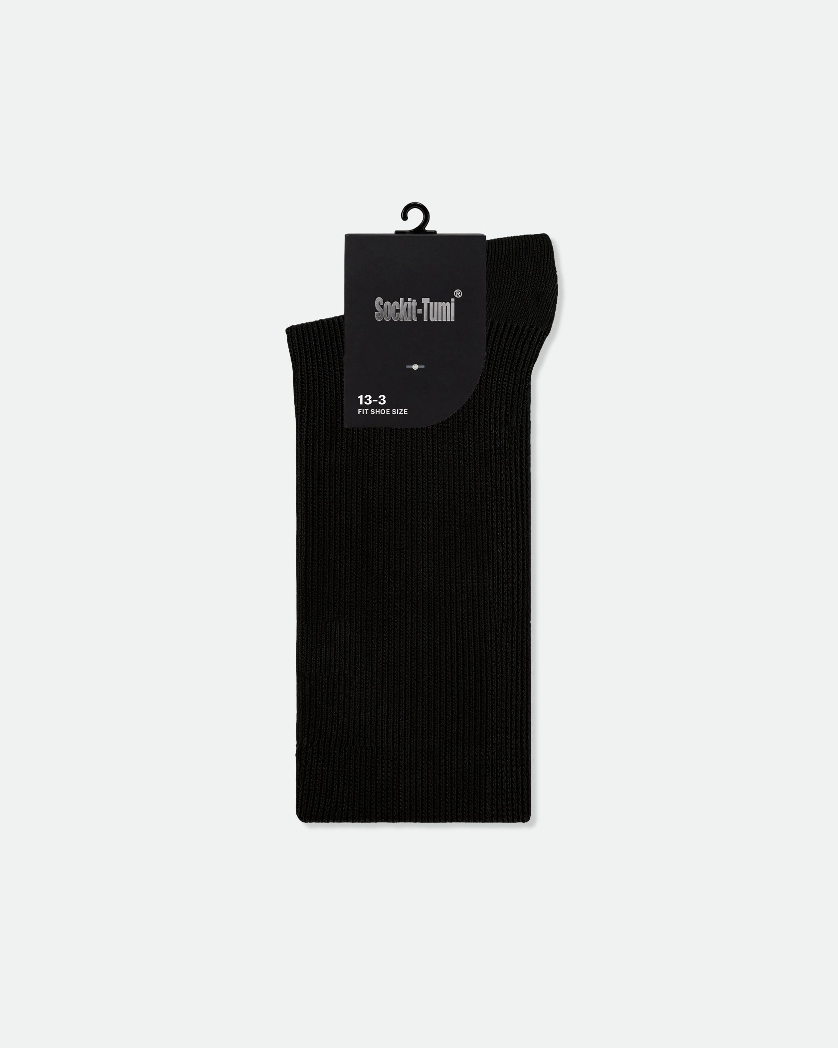 Kids Cotton Turnover School Socks Black