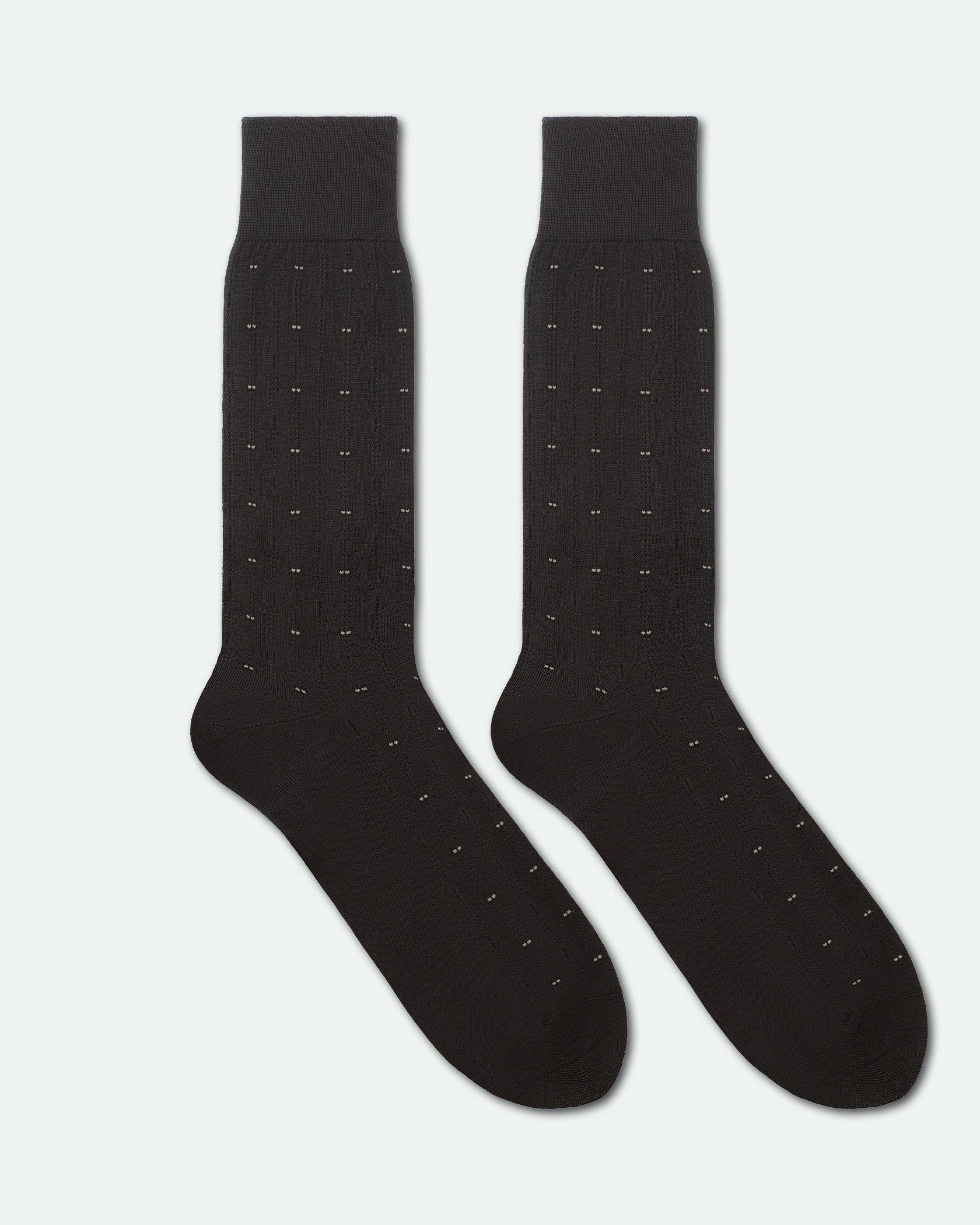 Men's European Style Mercerised Cotton Business Dress Socks