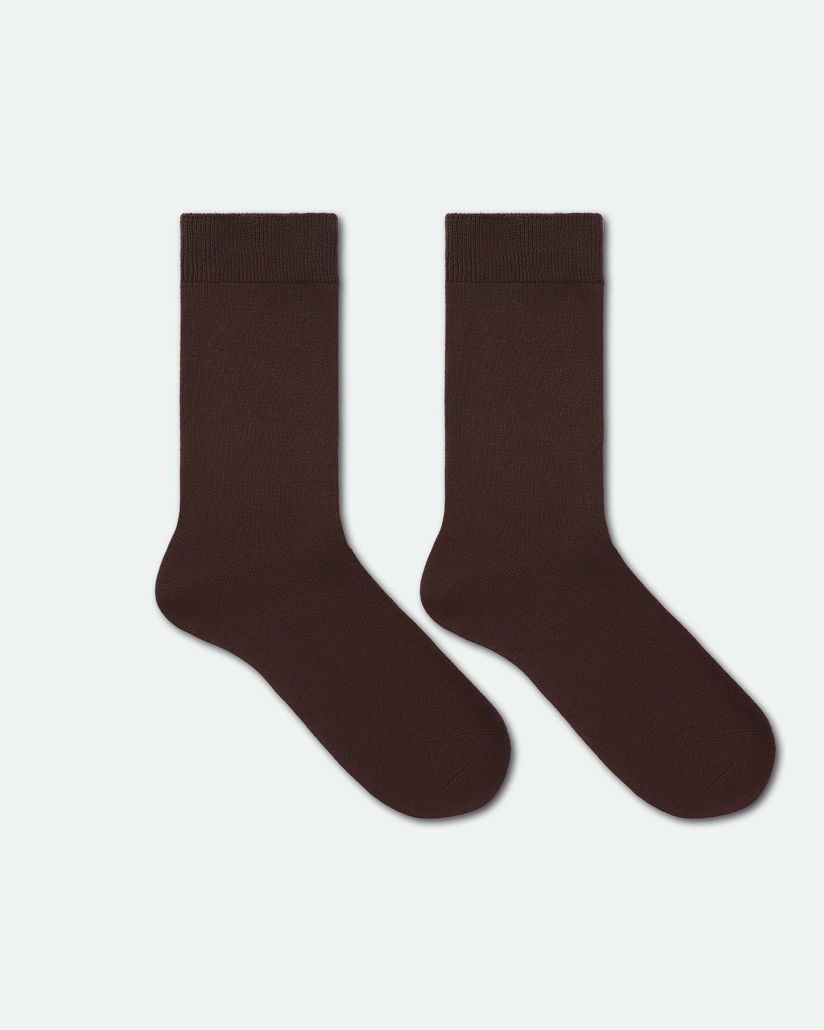 Women's Diabetic Friendly Business Dress Socks Comfort Loose Top Brown