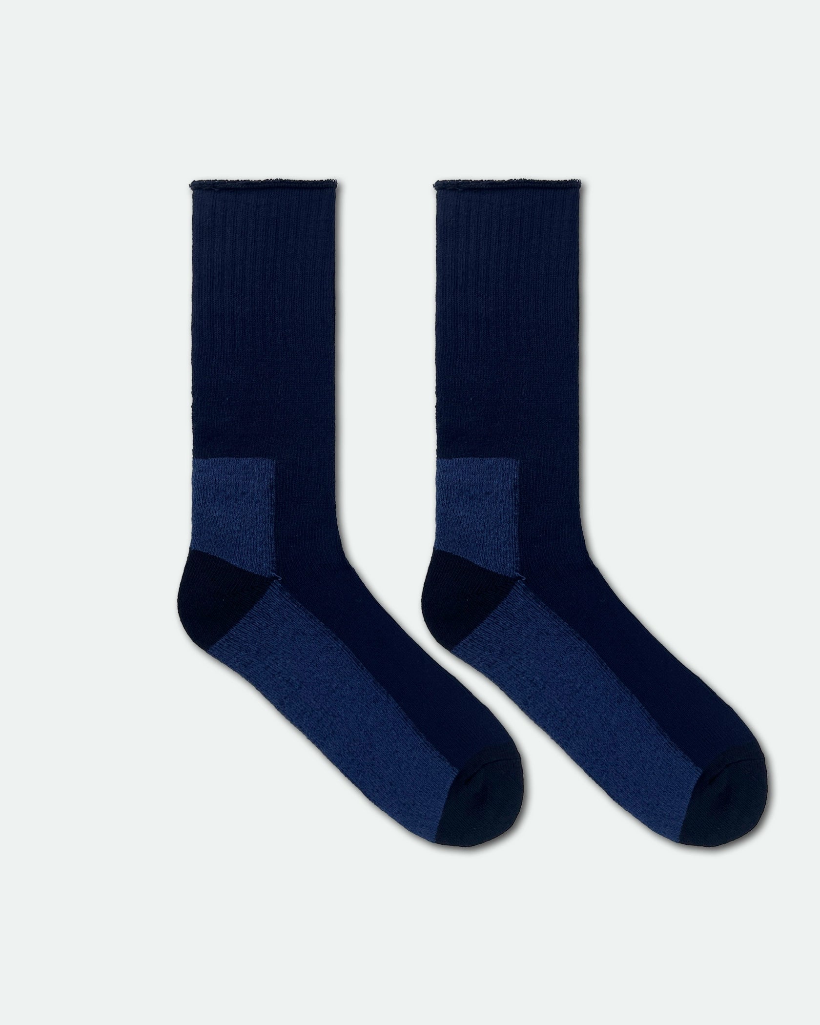 Men's Australian Heavy Duty Cotton Work Socks King Size Navy Blue