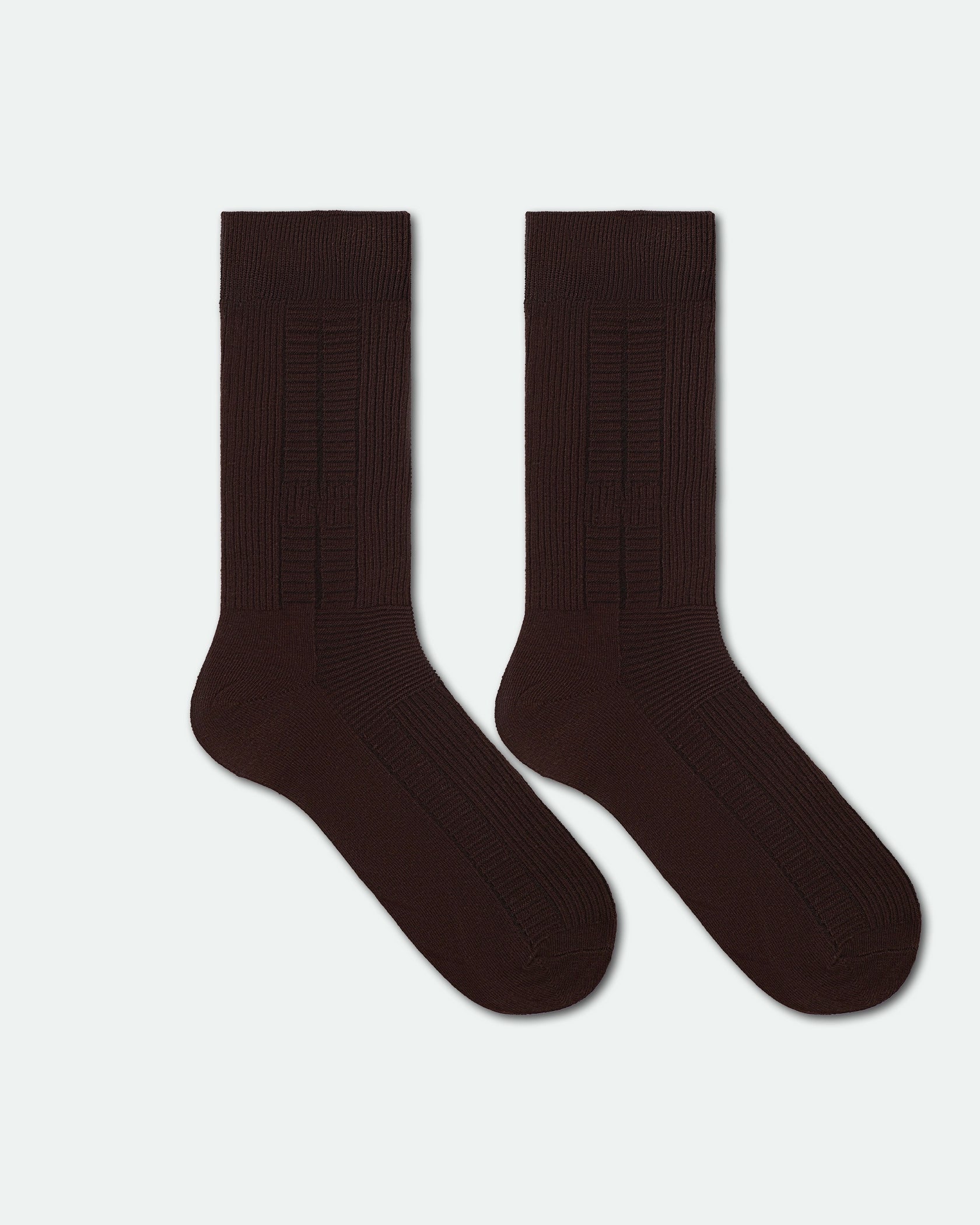 Men's Cotton Business Dress Socks Geometric Pattern