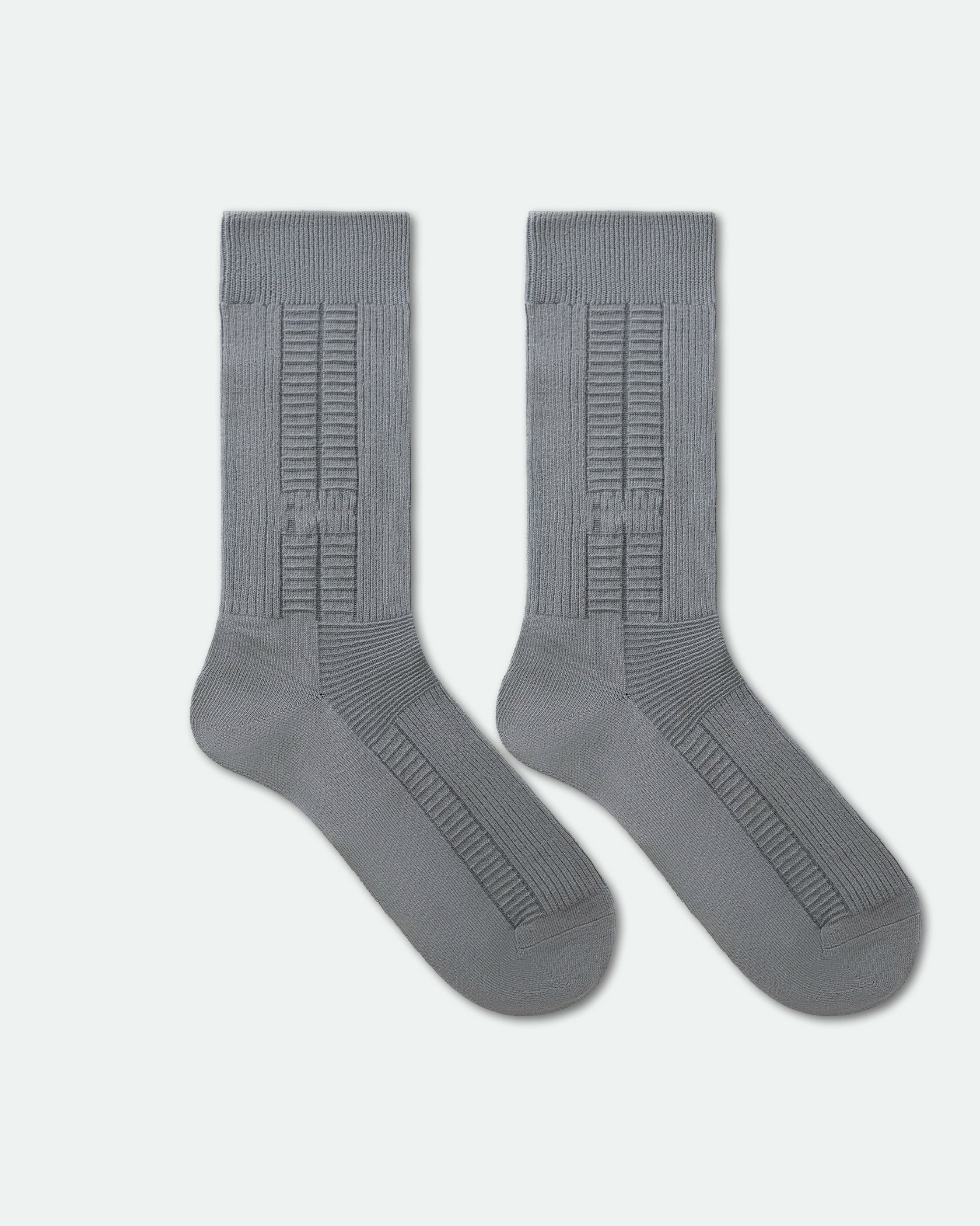 Men's Cotton Business Dress Socks Geometric Pattern