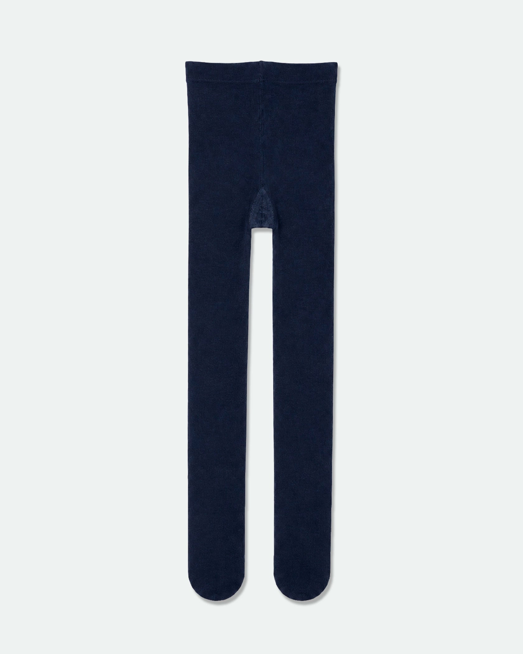 Women's Opaque Tights with Cotton Gusset 80 Denier Navy Blue