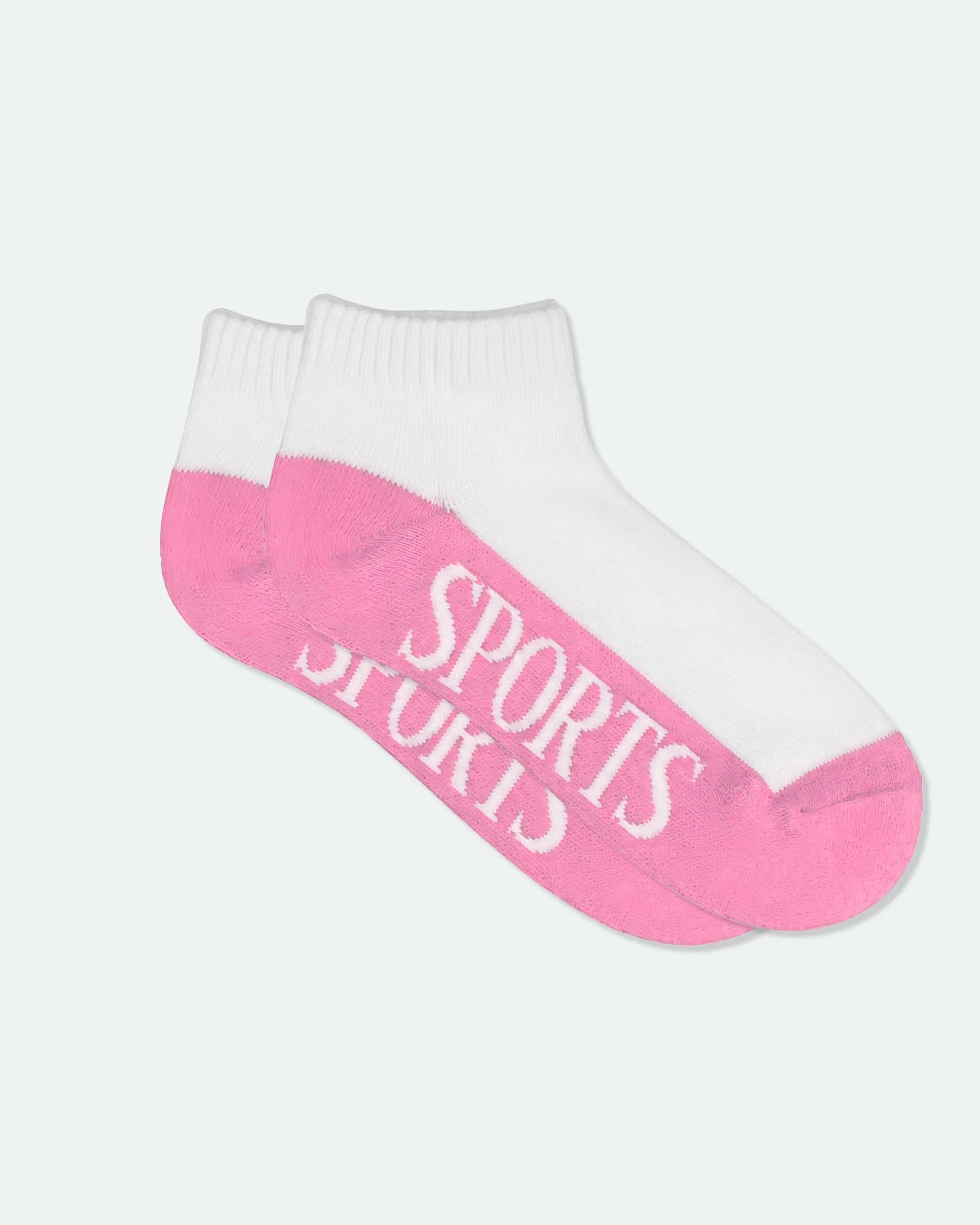 Women's Ankle Sports Socks Baby Pink Secondary