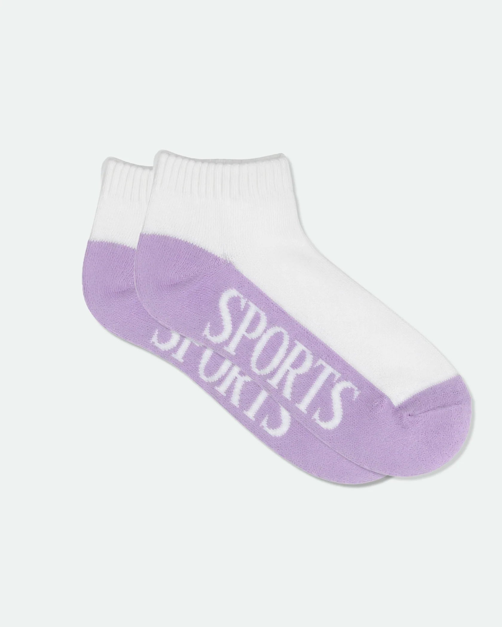 Women's Ankle Sports Socks Lilac Secondary
