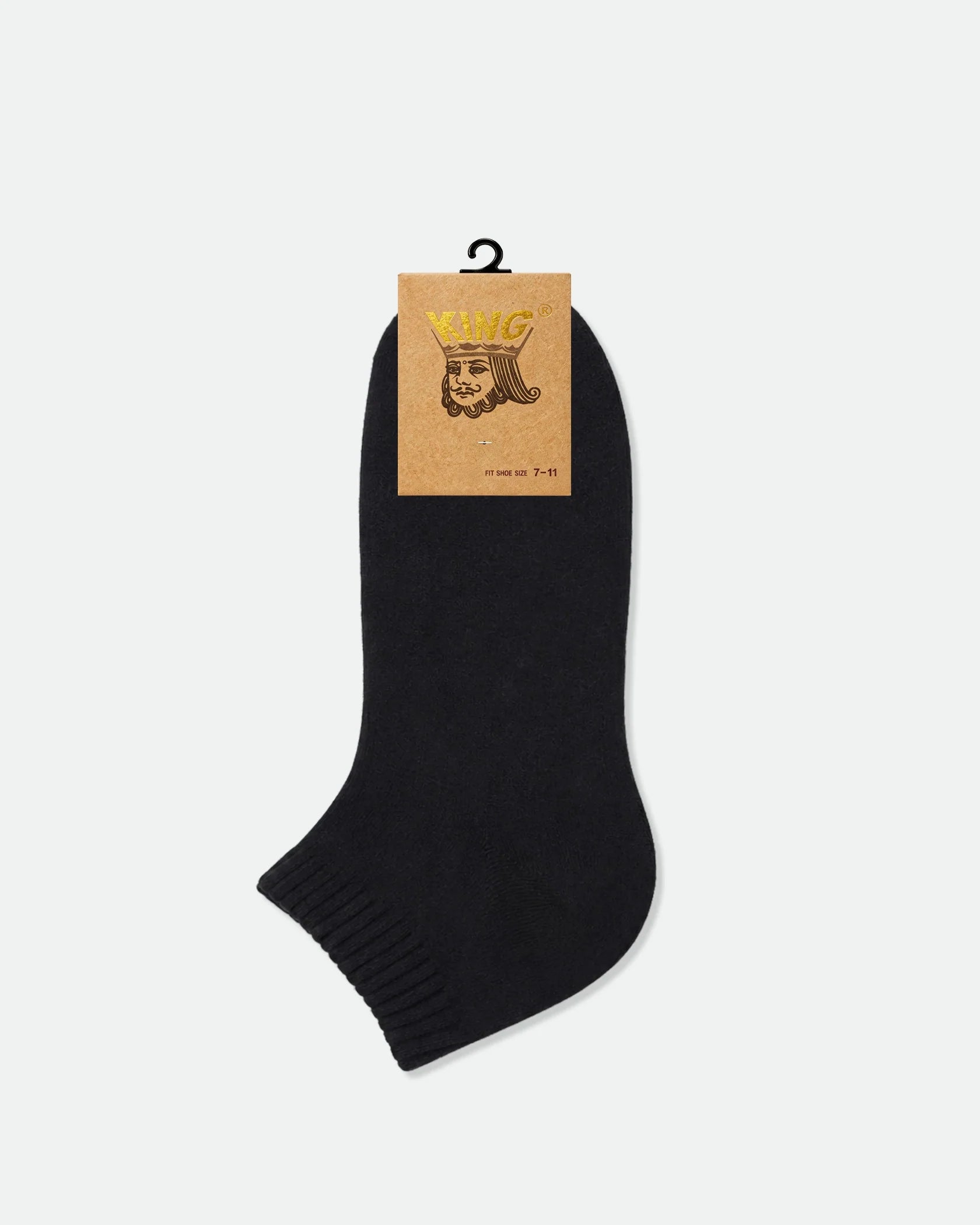 Sockit-Tumi Men's Ankle Sport Socks Plain Black