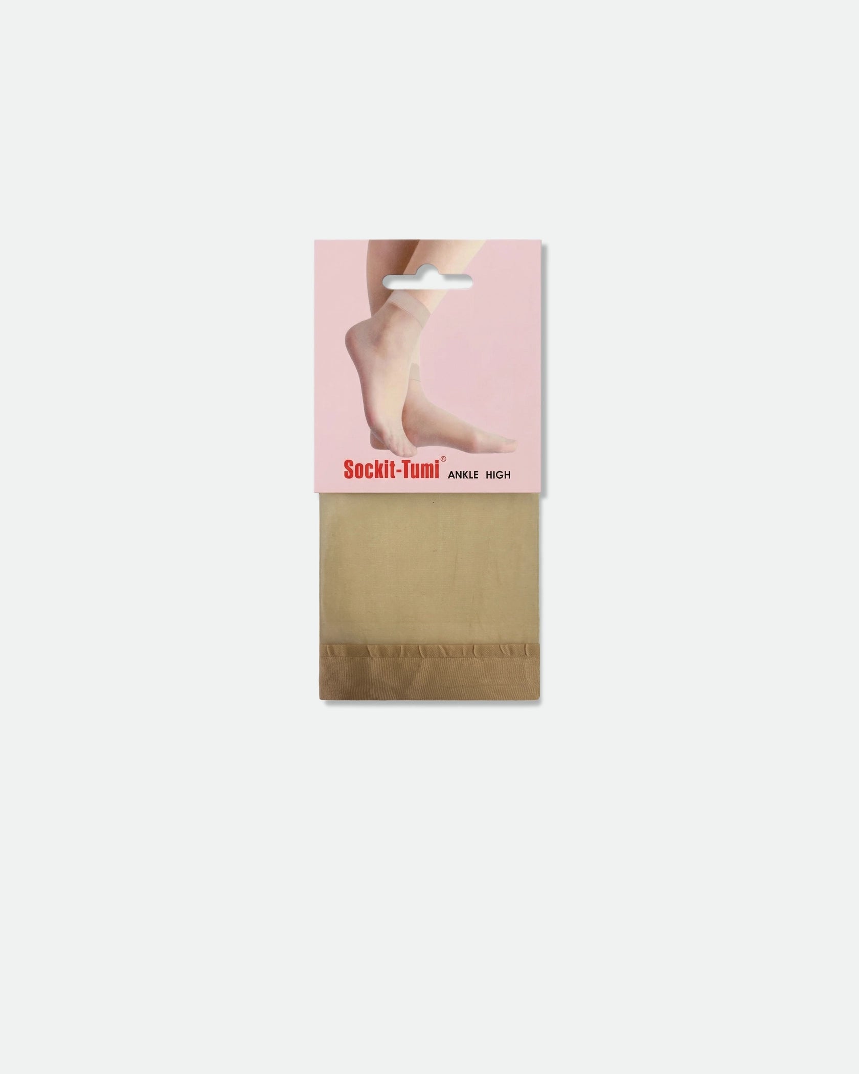 Women's Ankle Sheer Stockings Anklets Thin Beige