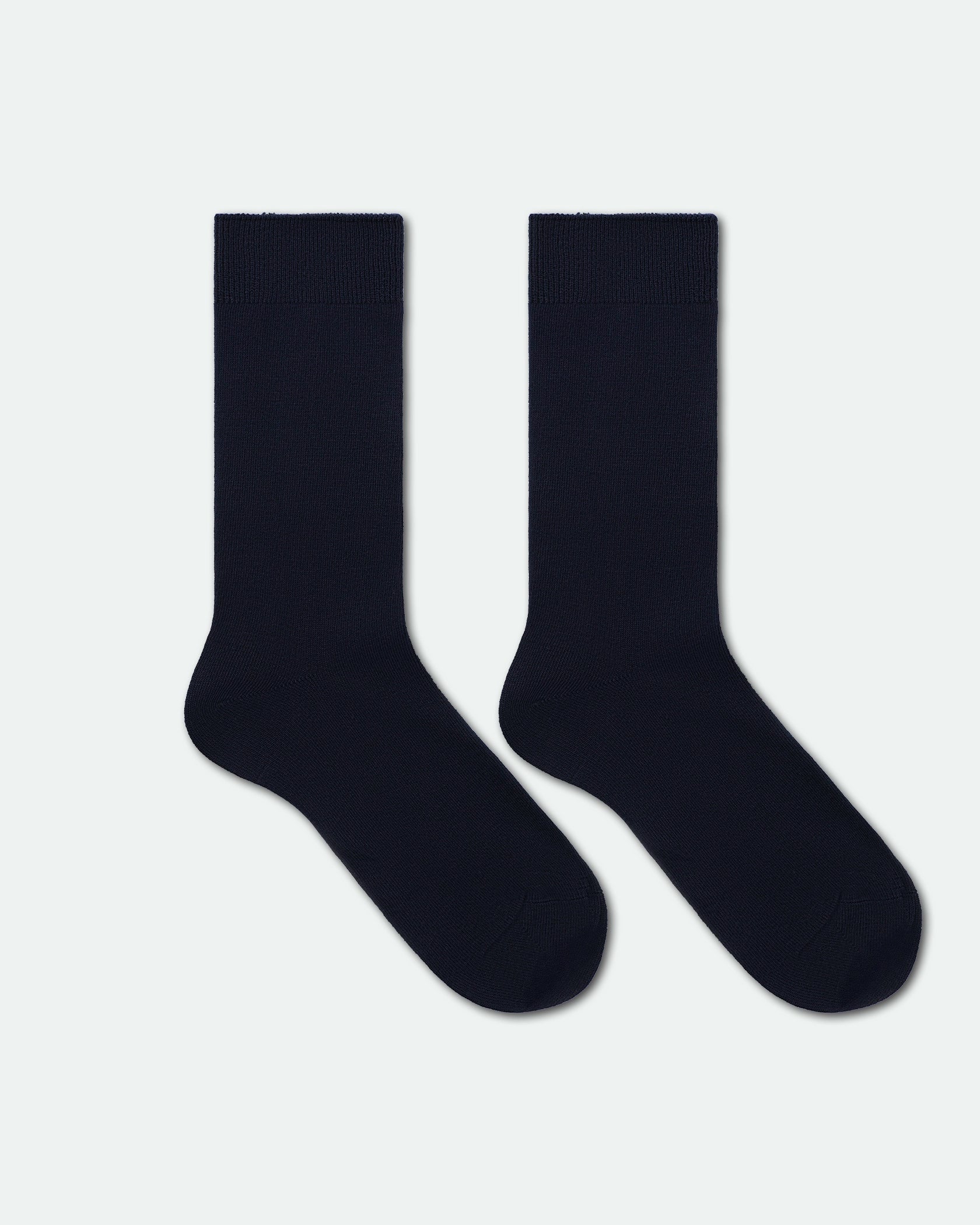 Sockit-Tumi Men's Bamboo Business Dress Socks Plain Navy Blue