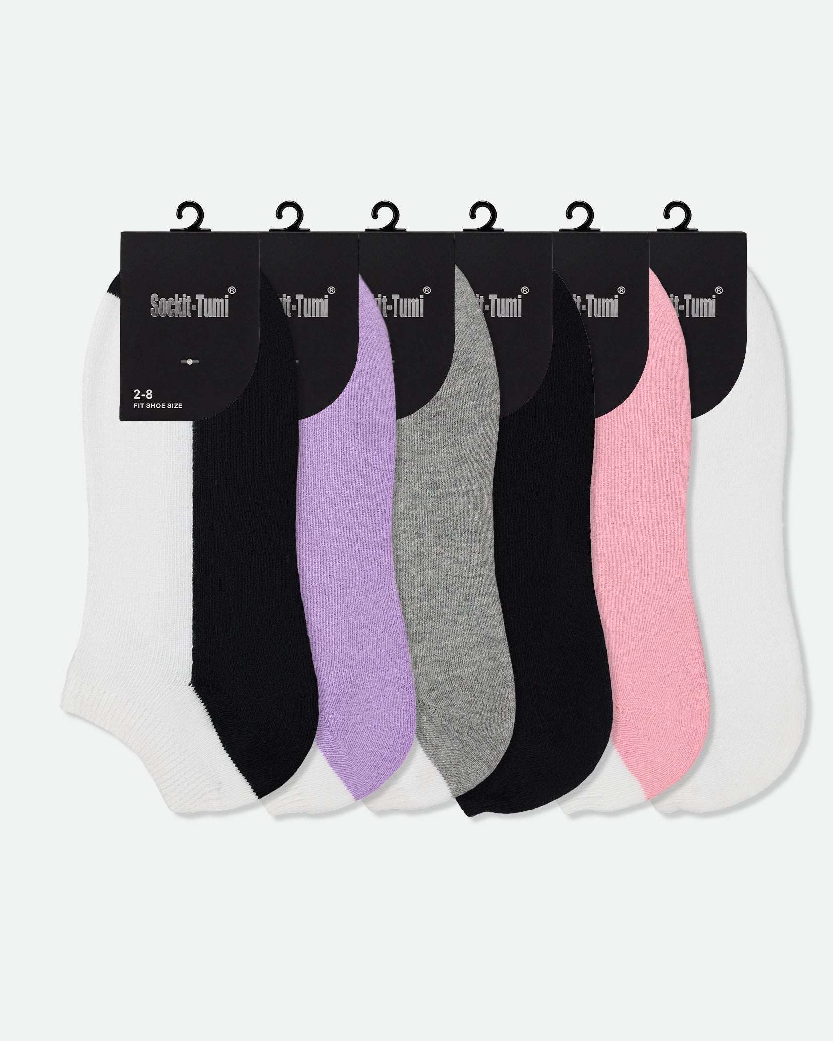 Women's Cotton Half Cushion Low Cut Socks Mix Colour