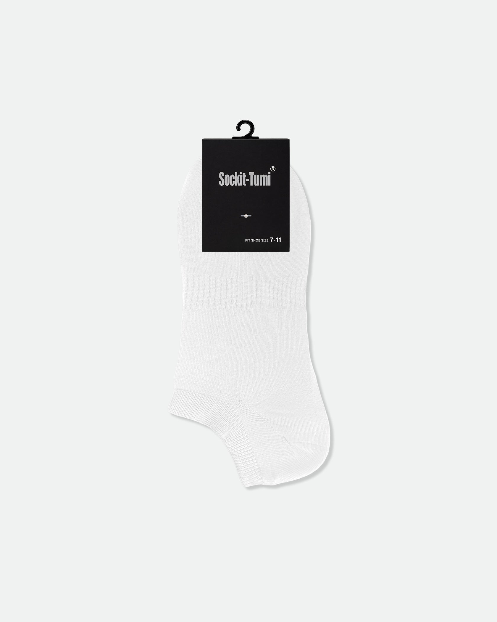 Men's Super Low-Cut Cotton Ankle Sport Socks Black Grey White