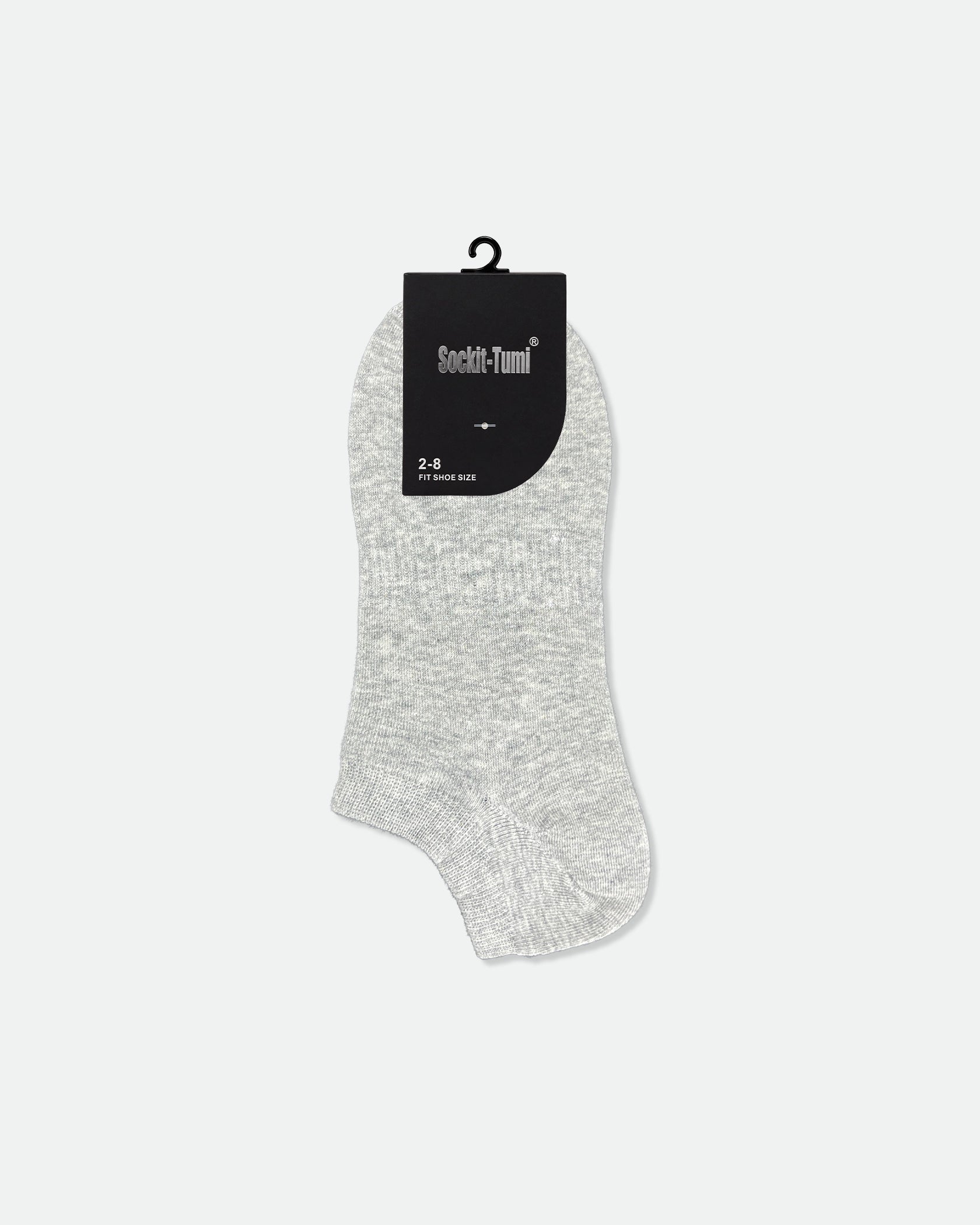 Women's Super Low-Cut Cotton Ankle Sport Socks Black Grey White