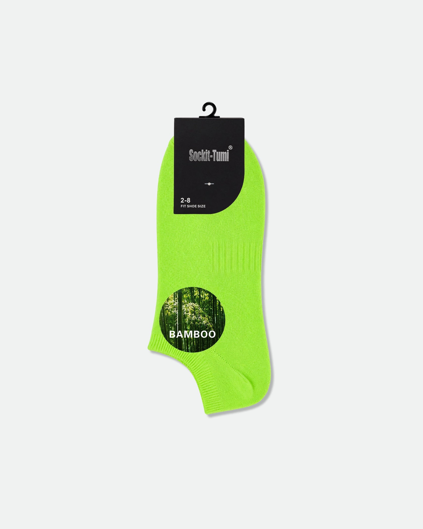 Women's Super Low-Cut Bamboo Ankle Sport Socks Green