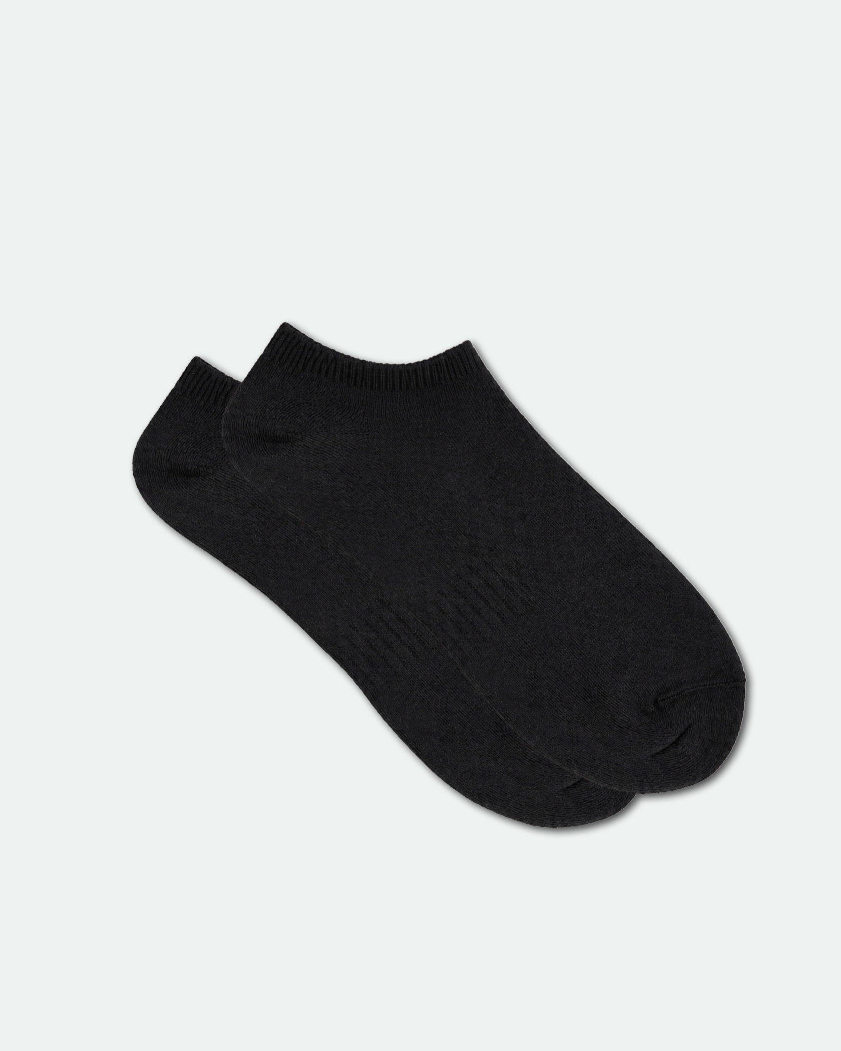 Women's Super Low-Cut Bamboo Ankle Sport Socks Black - Label
