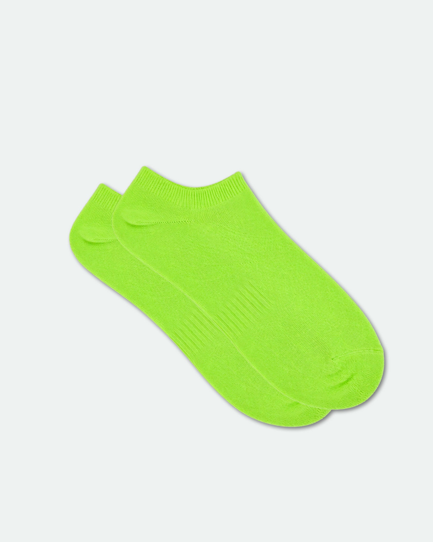 Women's Super Low-Cut Bamboo Ankle Sport Socks Green - Label