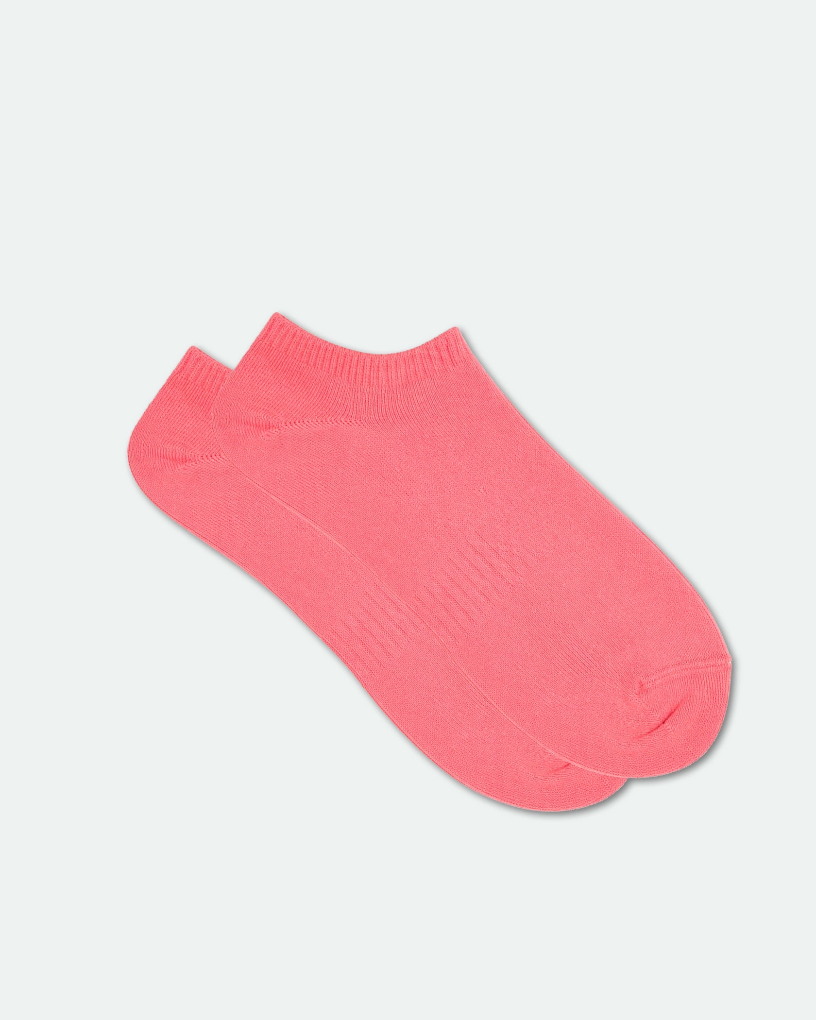 Women's Super Low-Cut Bamboo Ankle Sport Socks Peach - Label