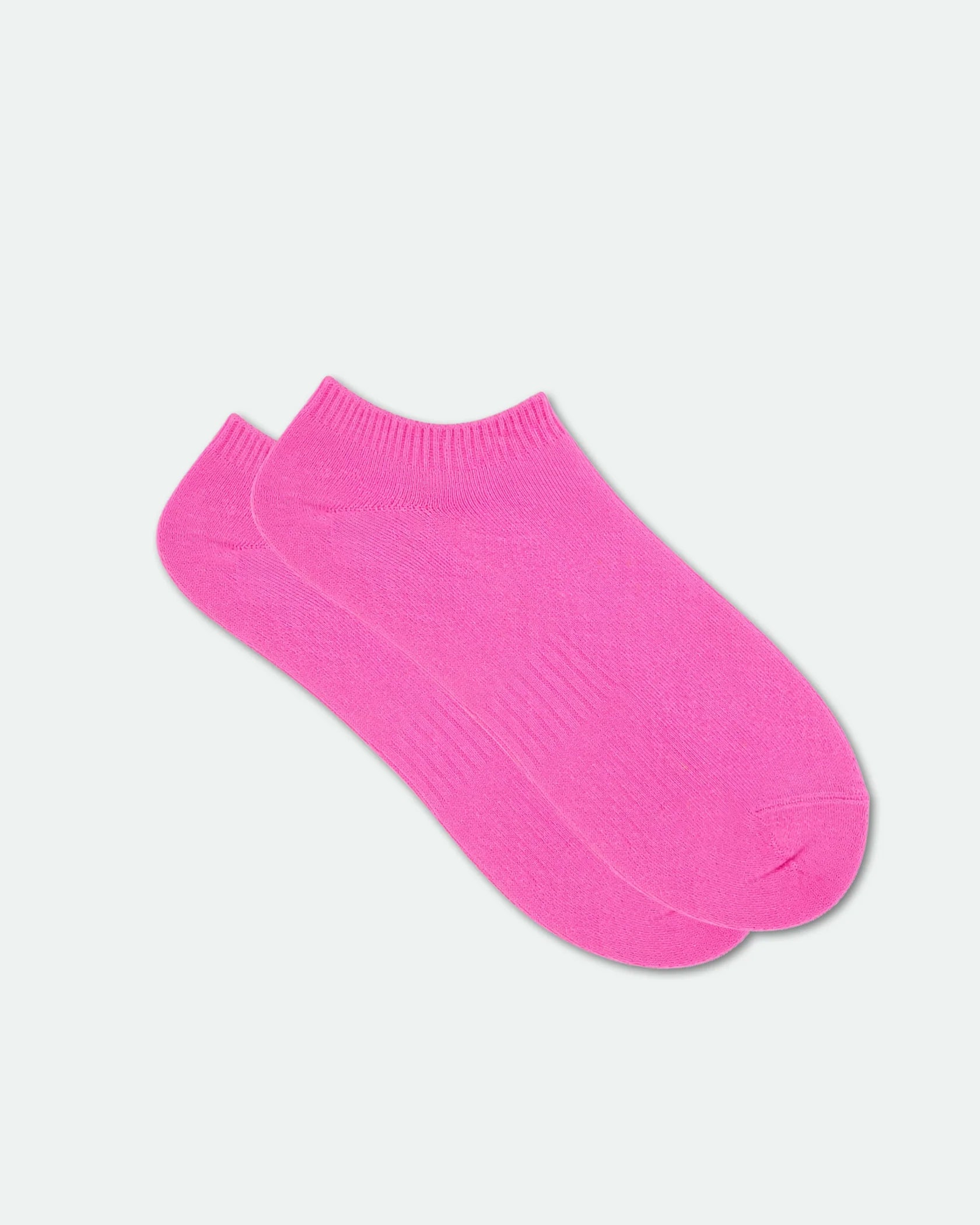 Women's Super Low-Cut Bamboo Ankle Sport Socks Pink - Label