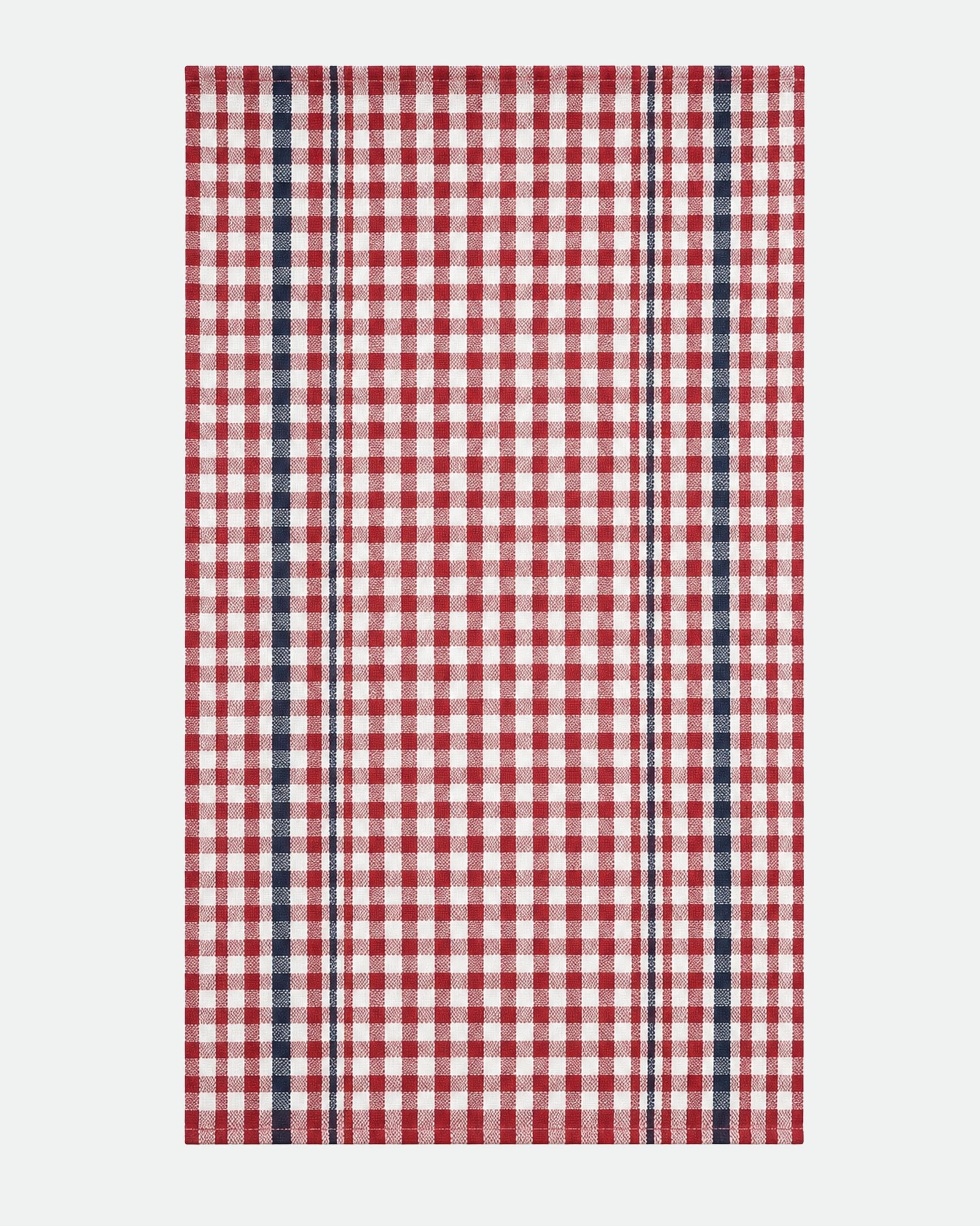 100% Cotton Tea Towel Red Full