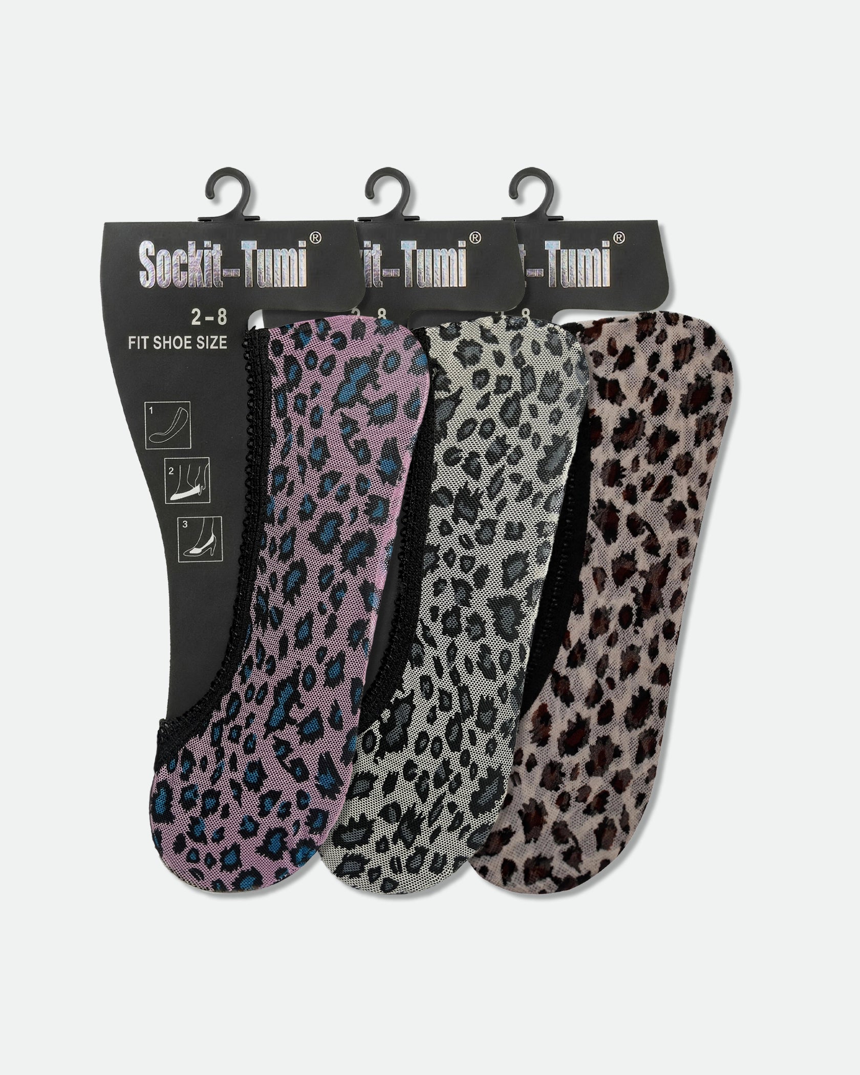Women's Fashion Footlets No Show Nylon Blend Mix Design