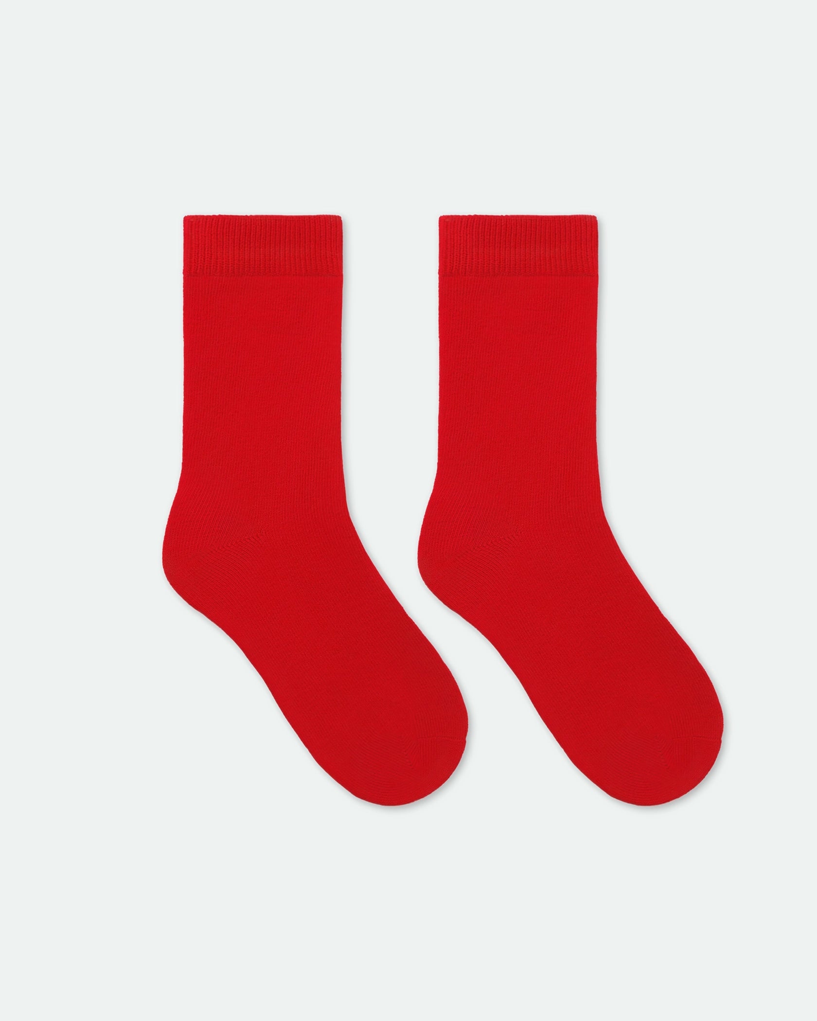 Kids Australian School Socks Crew Length Red