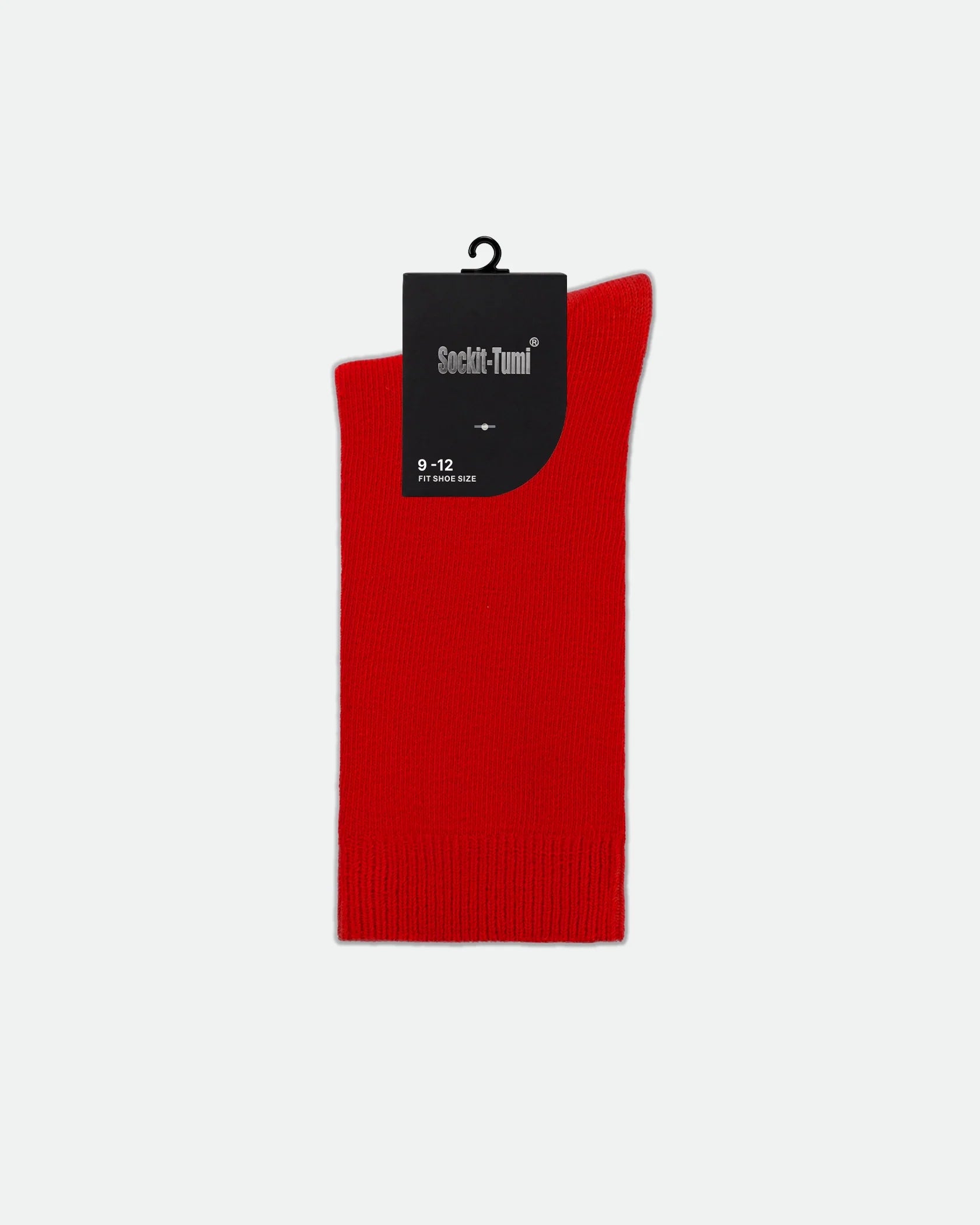 Kids Australian School Socks Crew Length Red Size 9-12