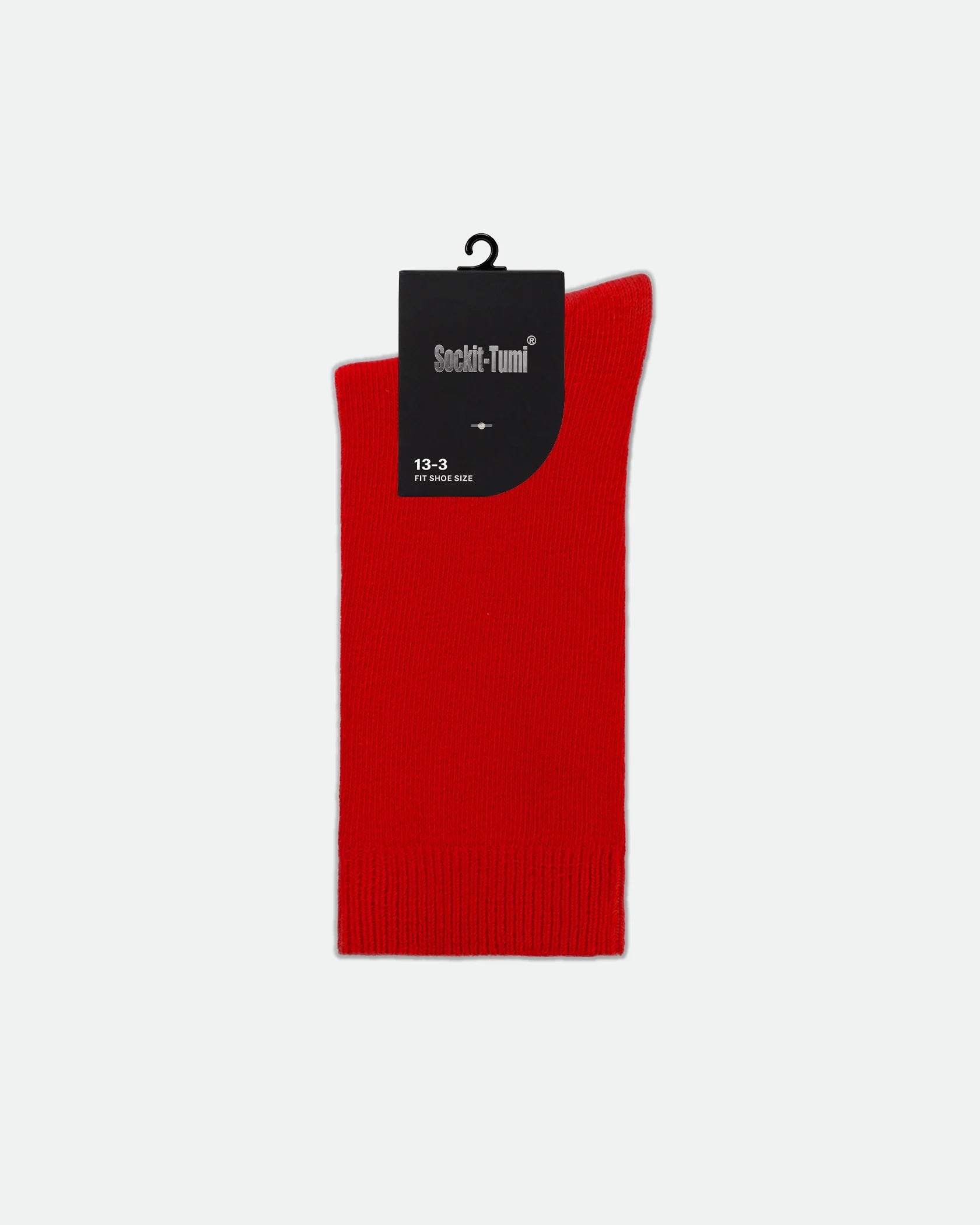 Kids Australian School Socks Crew Length Red Size 13-3