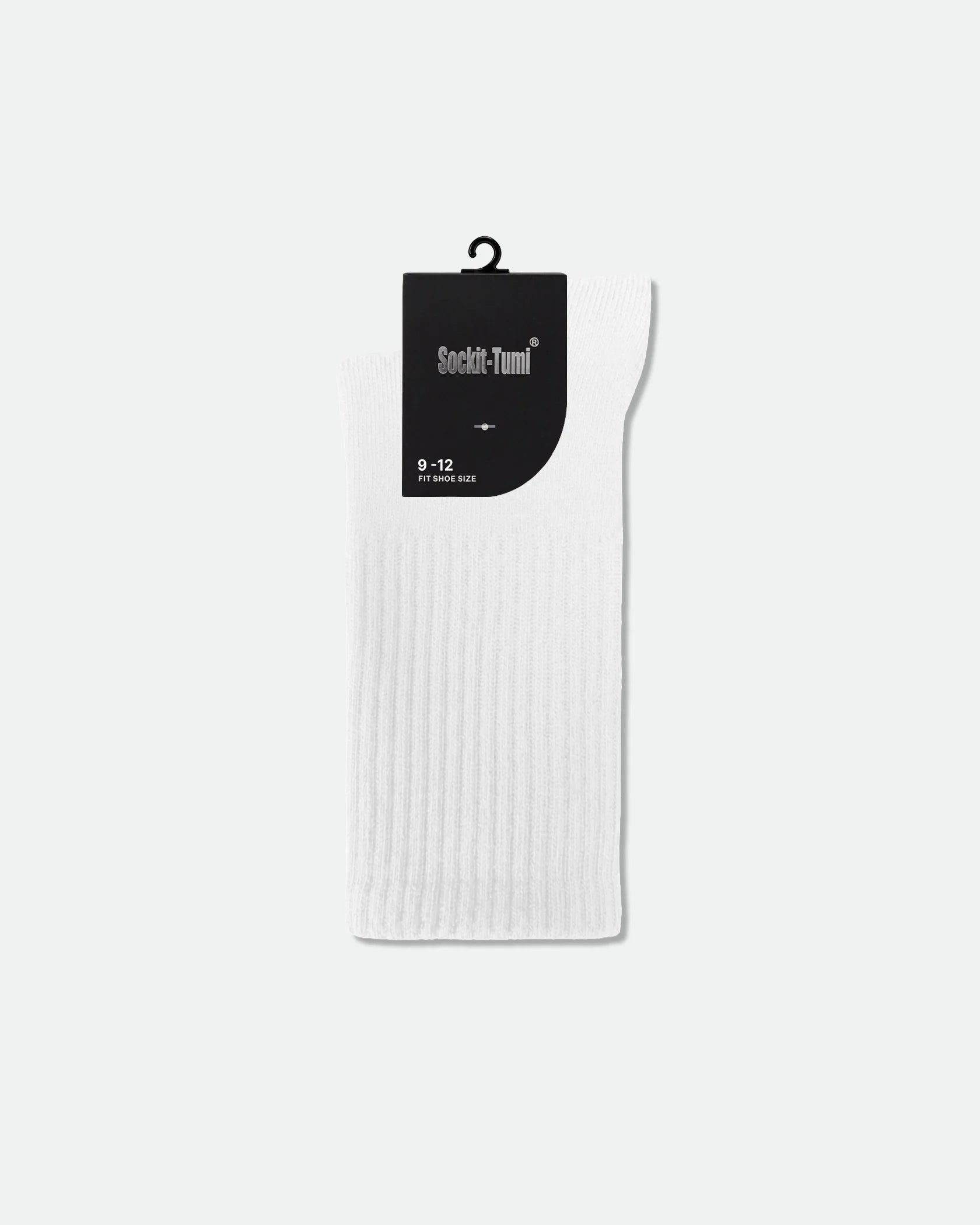 Kids Crew Cotton Sports Socks White Size 9-12