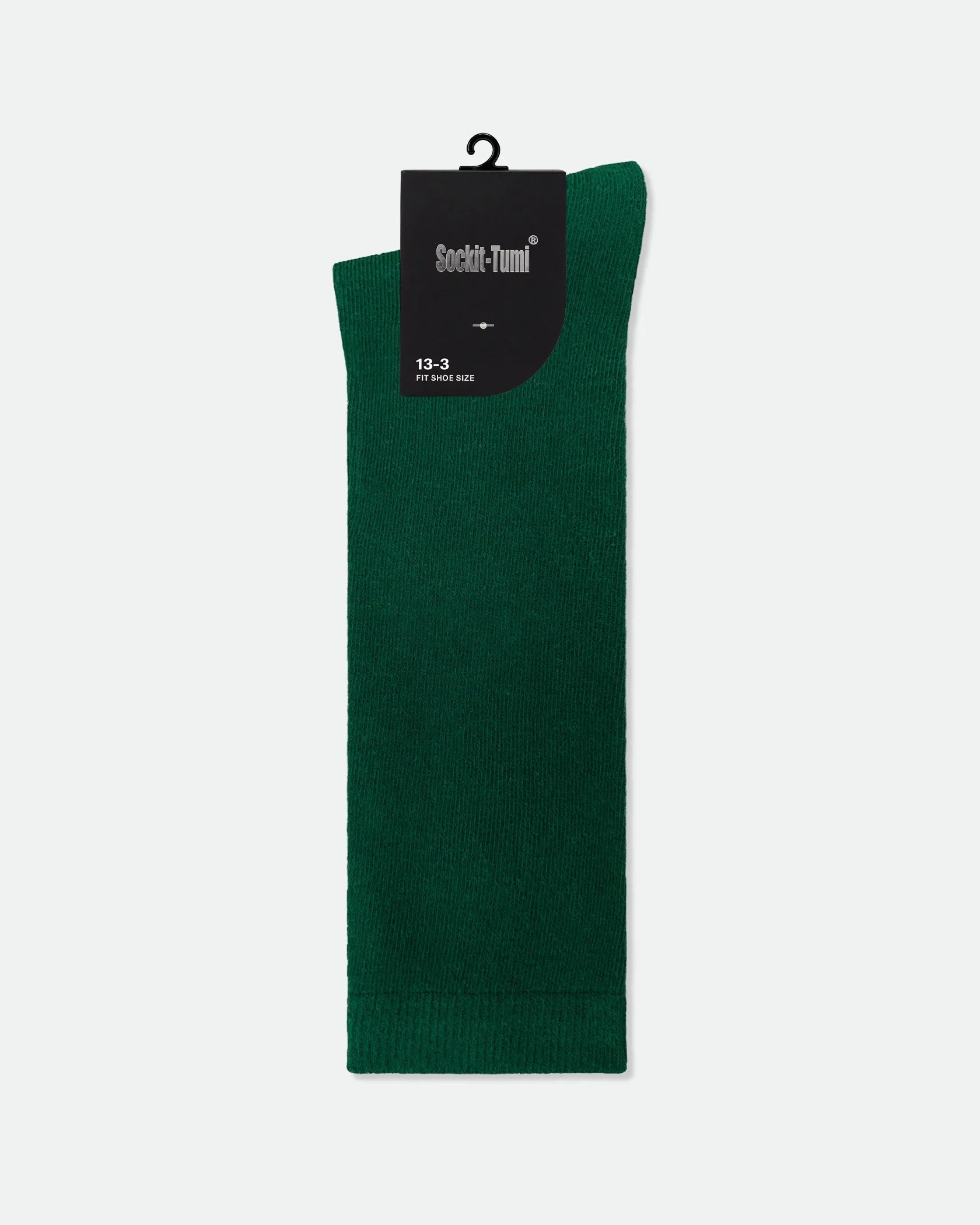 Kids Cotton School Knee High Socks Bottle Green Size 13-3