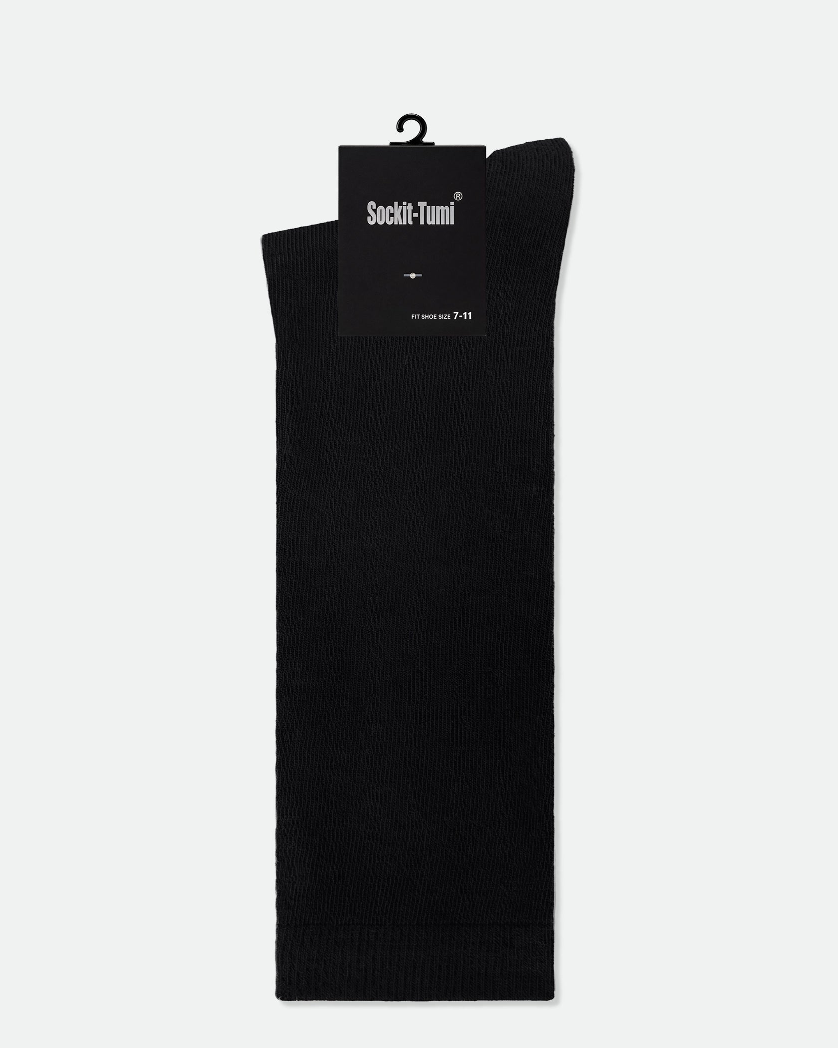 Men's Cotton School Knee High School Socks Black