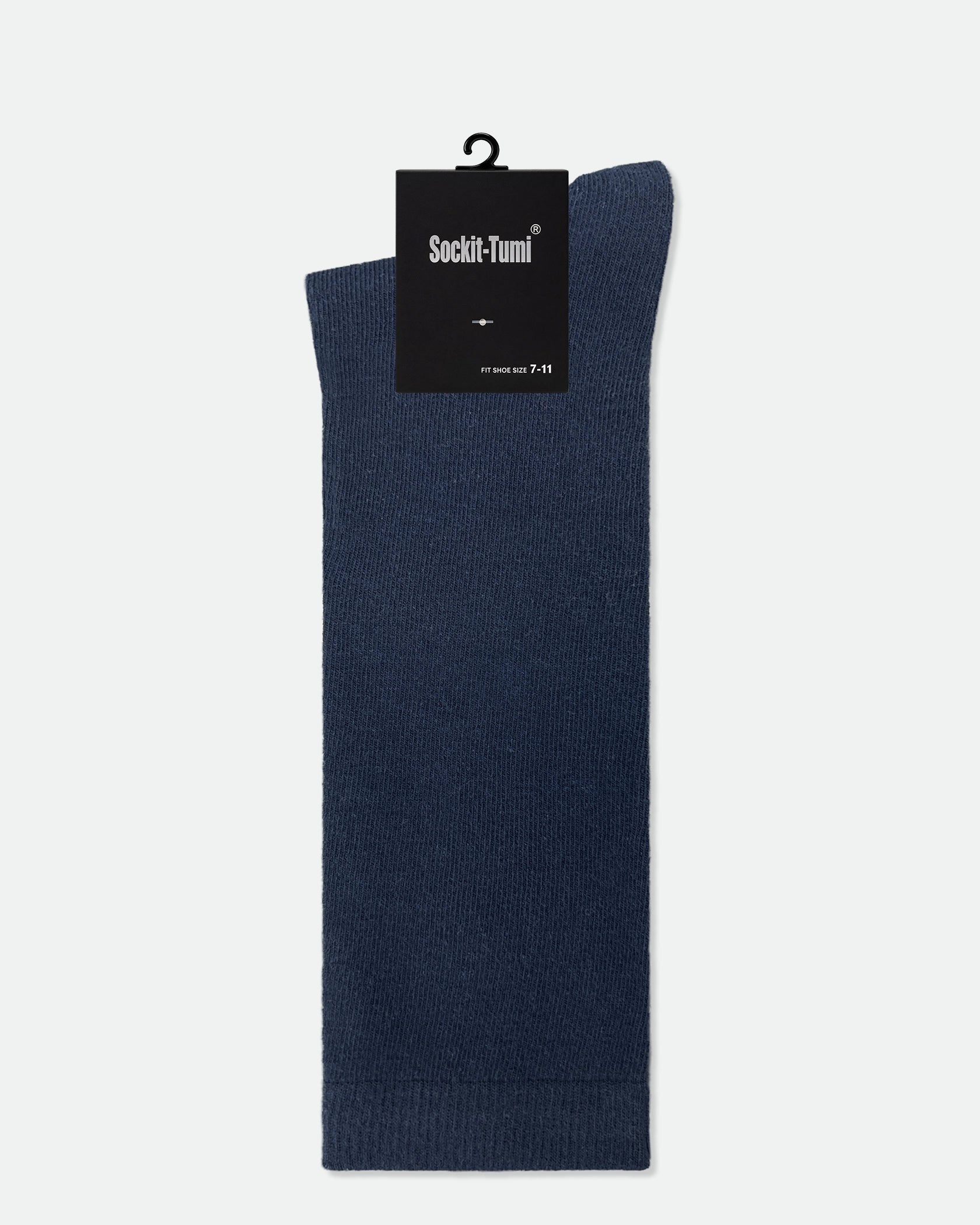 Men's Cotton School Knee High School Socks Navy Blue