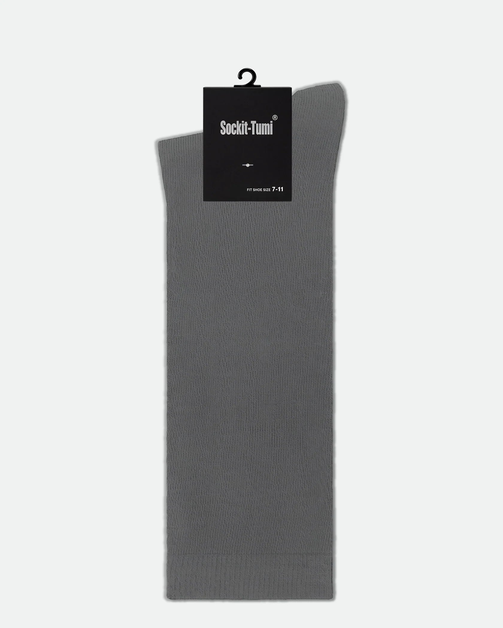 Mens Cotton Knee High School Socks Grey 7-11