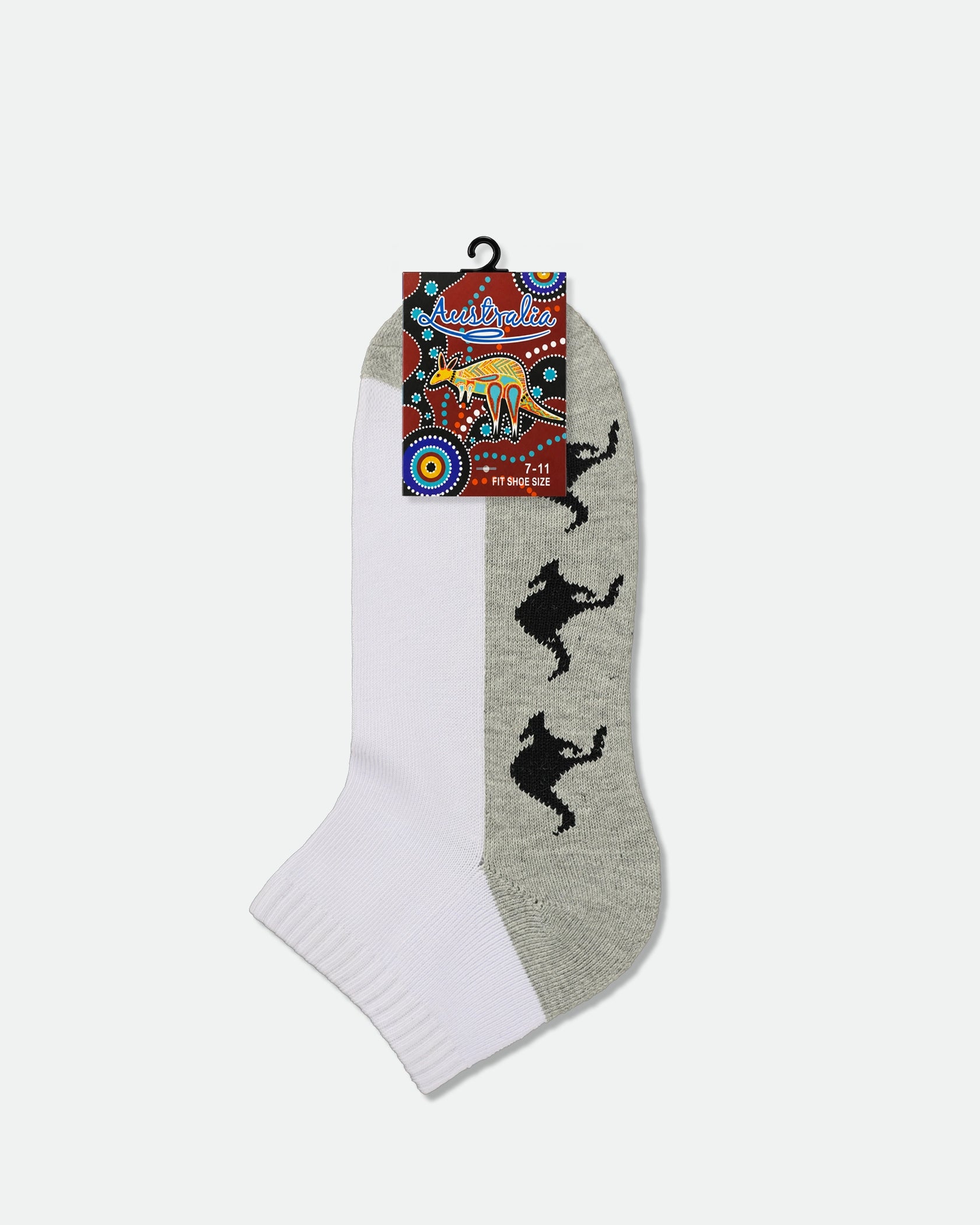 Men's Cotton Half Cushion Kangaroo Ankle Sports Socks