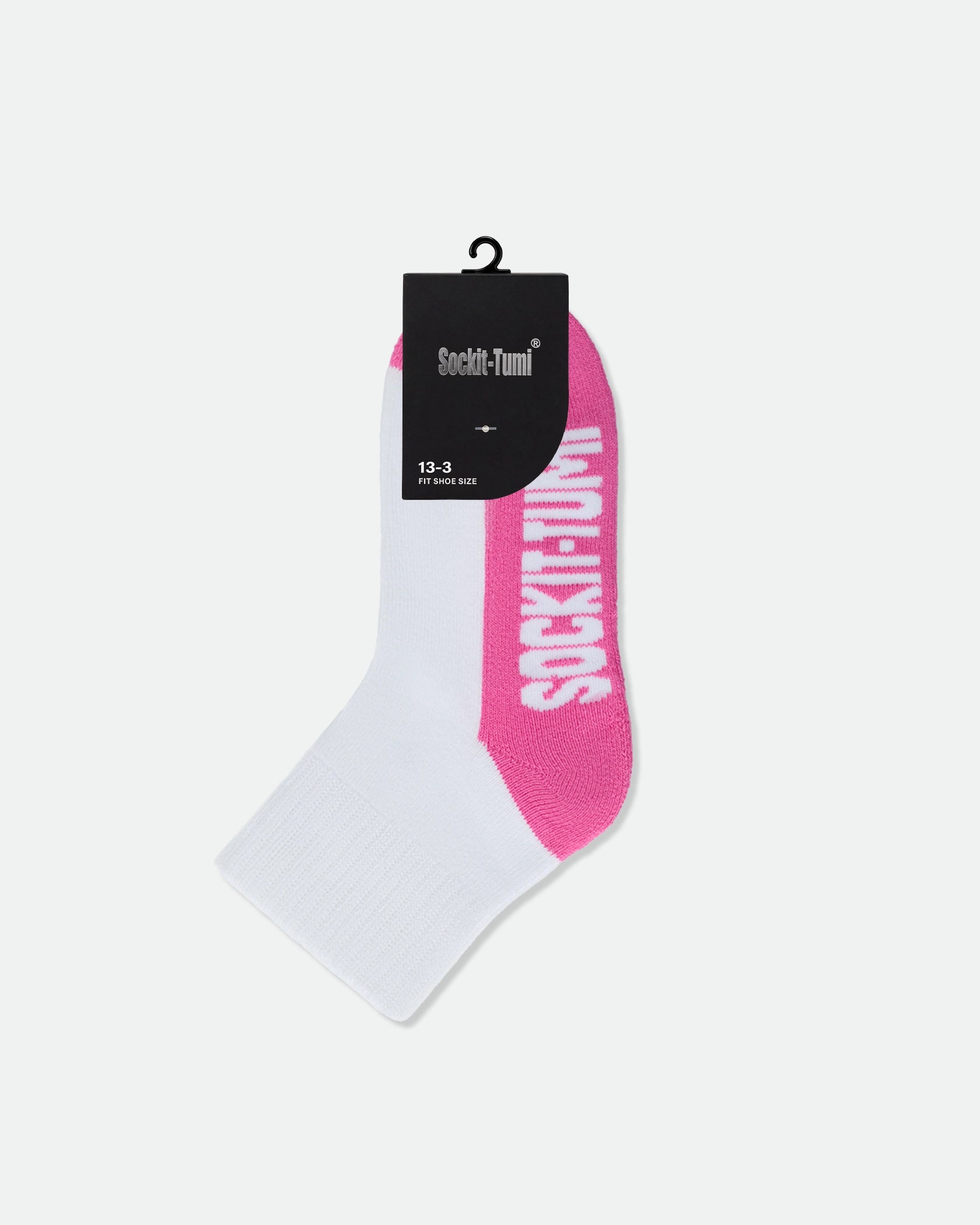 Kids Half Tone Cushioned Ankle Sports Socks Pink