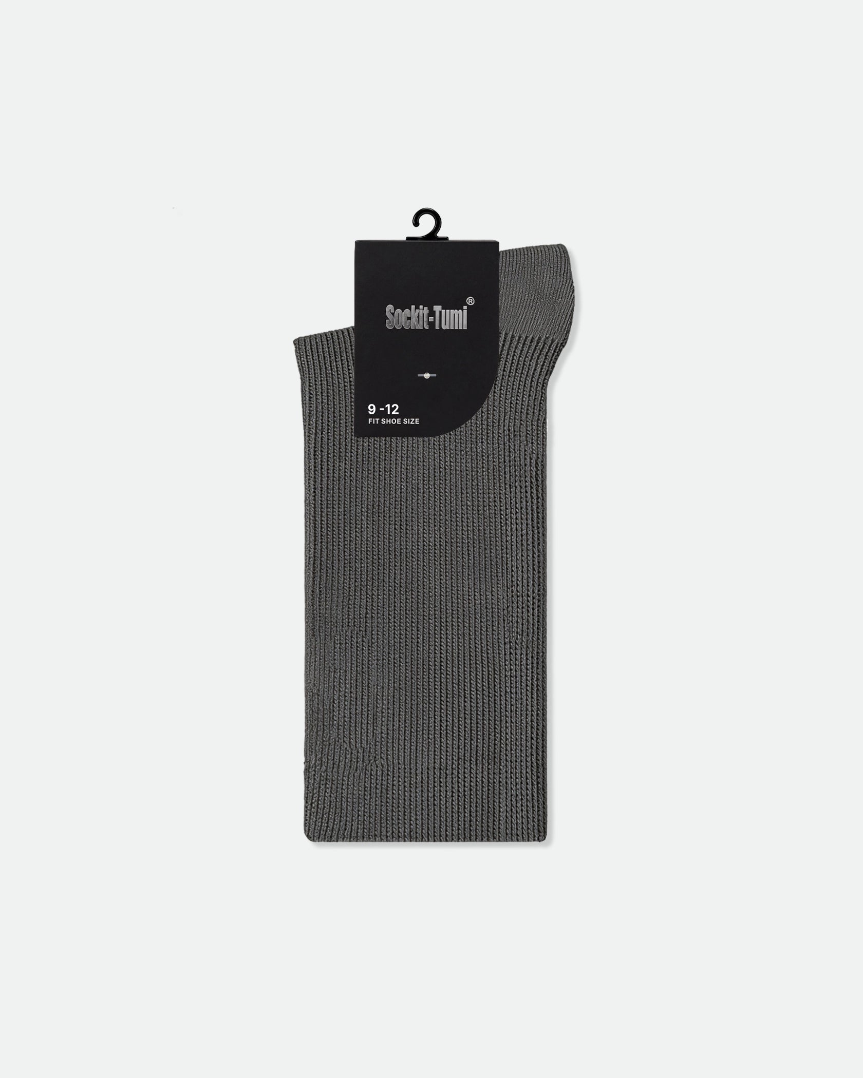 Kids Cotton Turnover School Socks Grey
