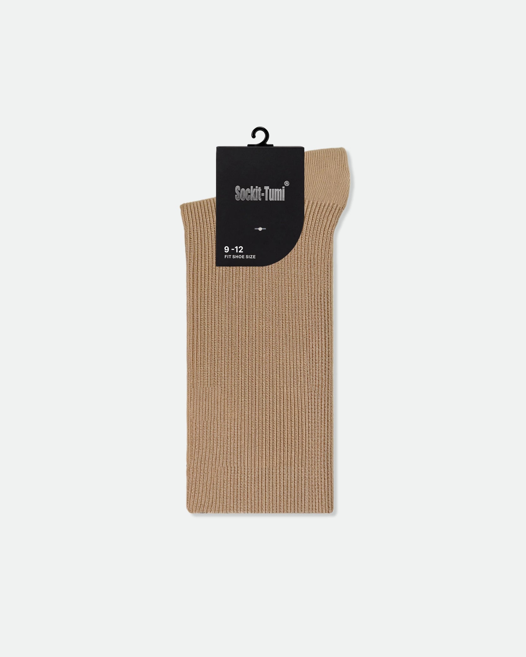 Kids Cotton Turnover School Socks Sand Beige