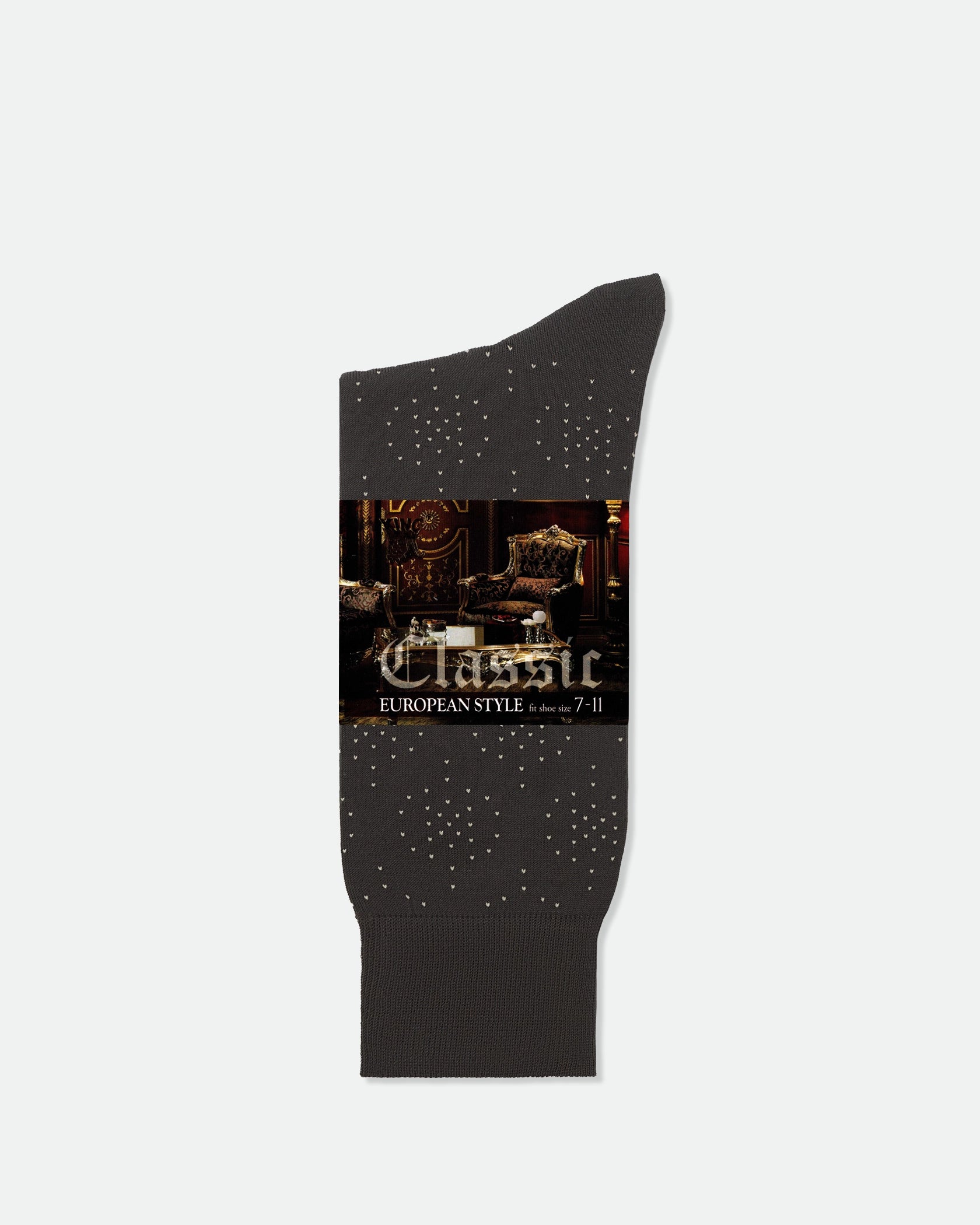 Men's European Style Mercerised Cotton Business Dress Socks