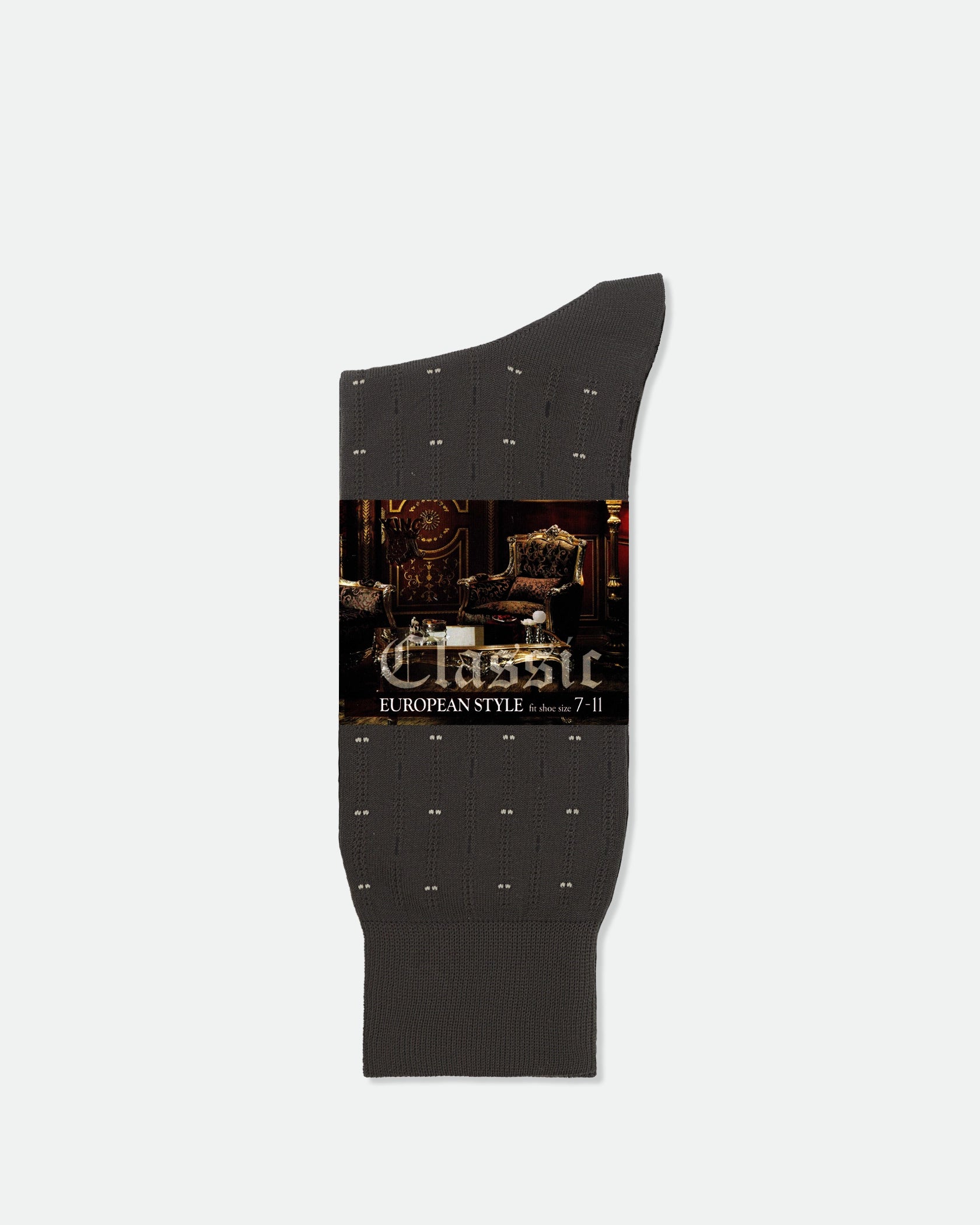 Men's European Style Mercerised Cotton Business Dress Socks