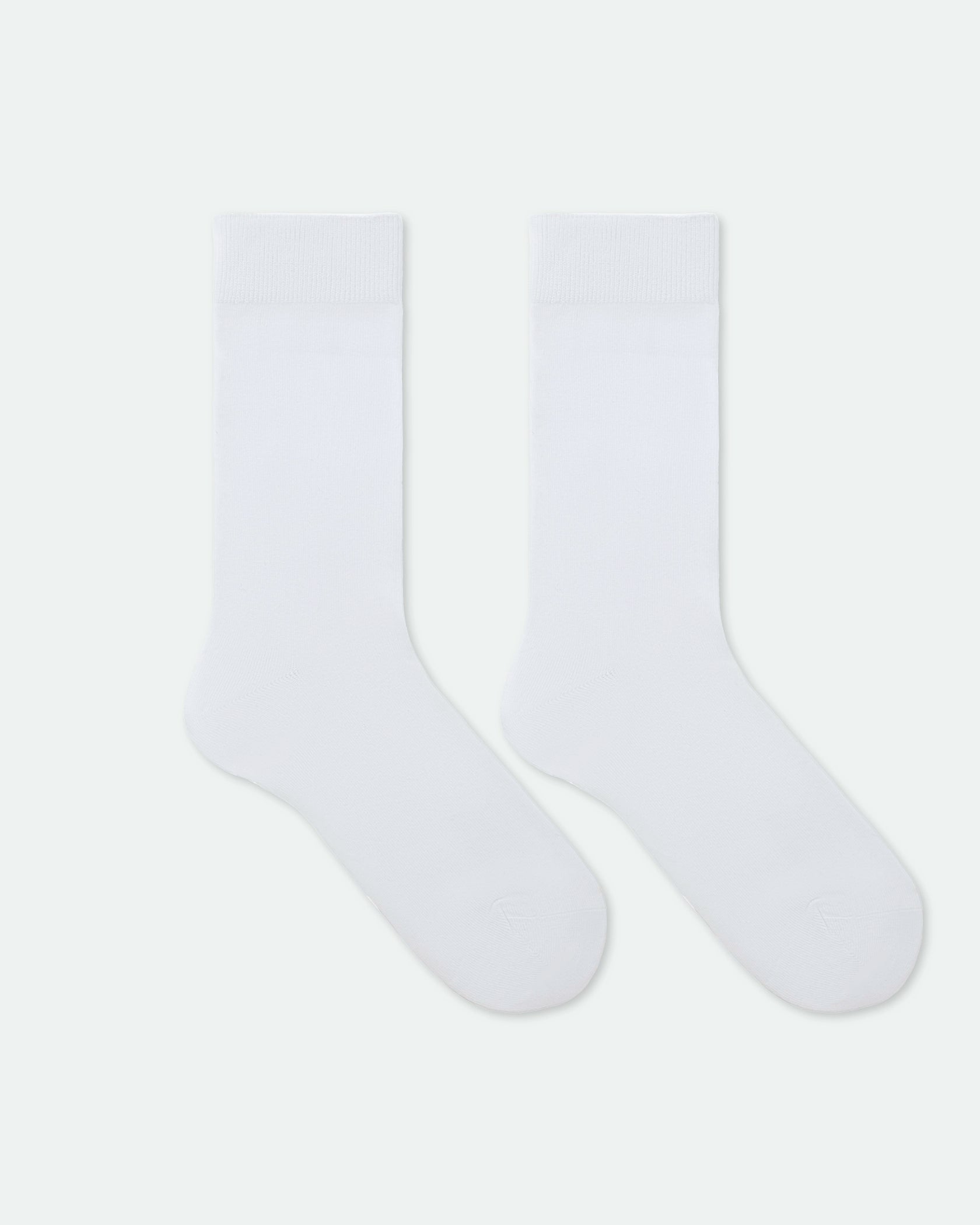Sockit-Tumi Men's Diabetic Friendly Business Dress Socks Comfort Loose Top King Size White