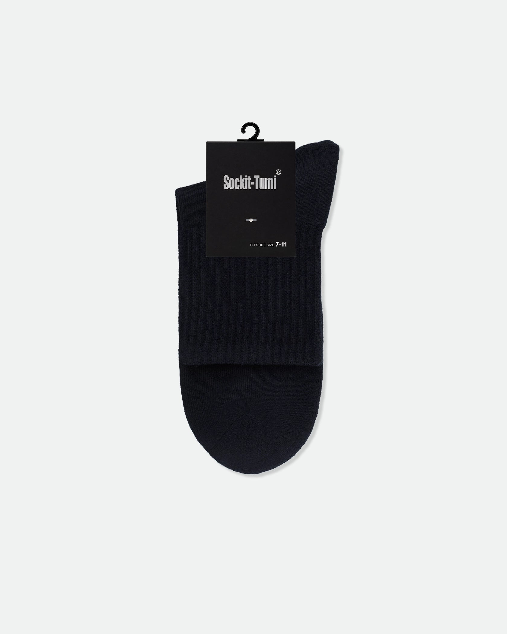 Men's Three Quarter Ankle Sport Socks Black